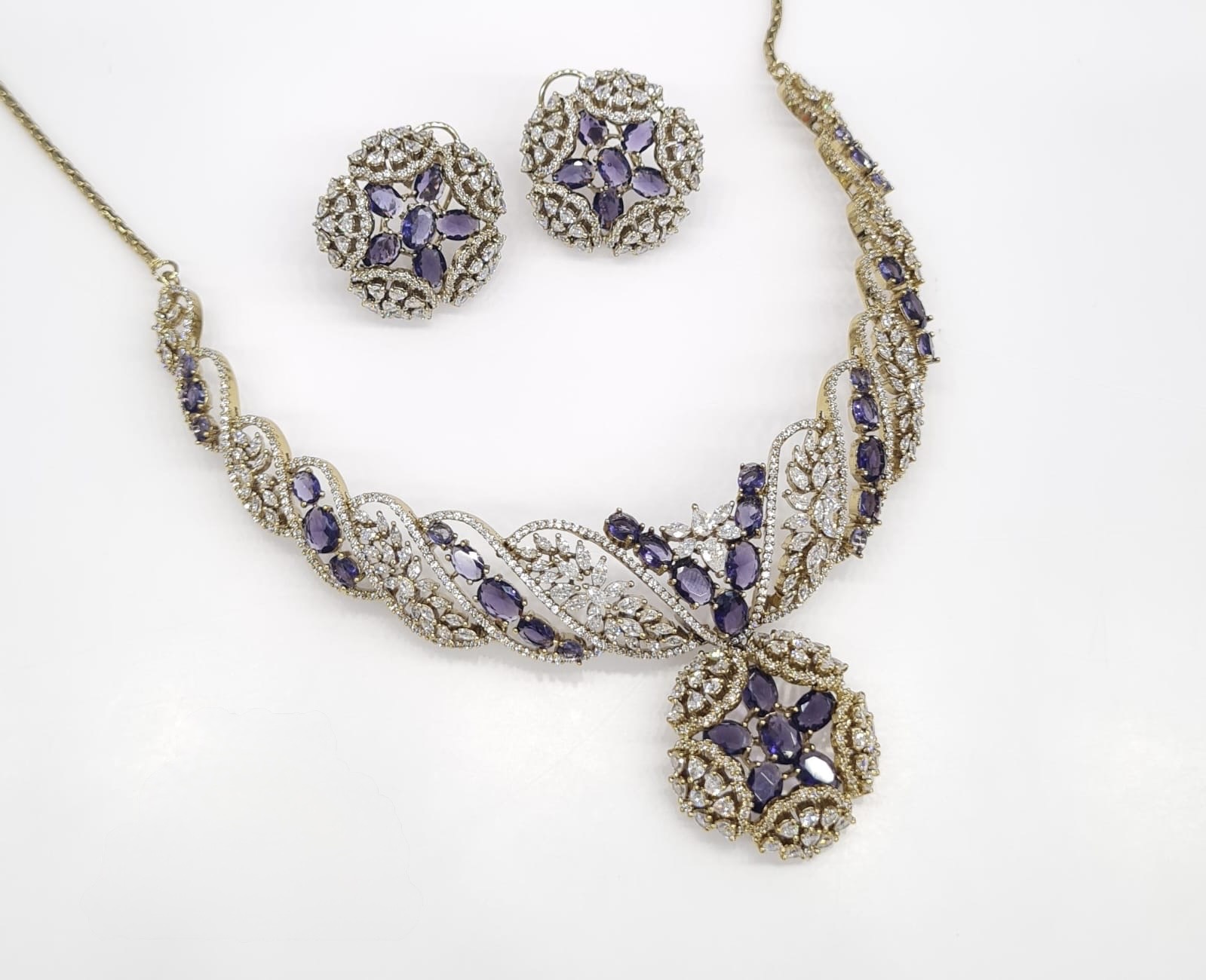 Cz Necklace 06774 - 4