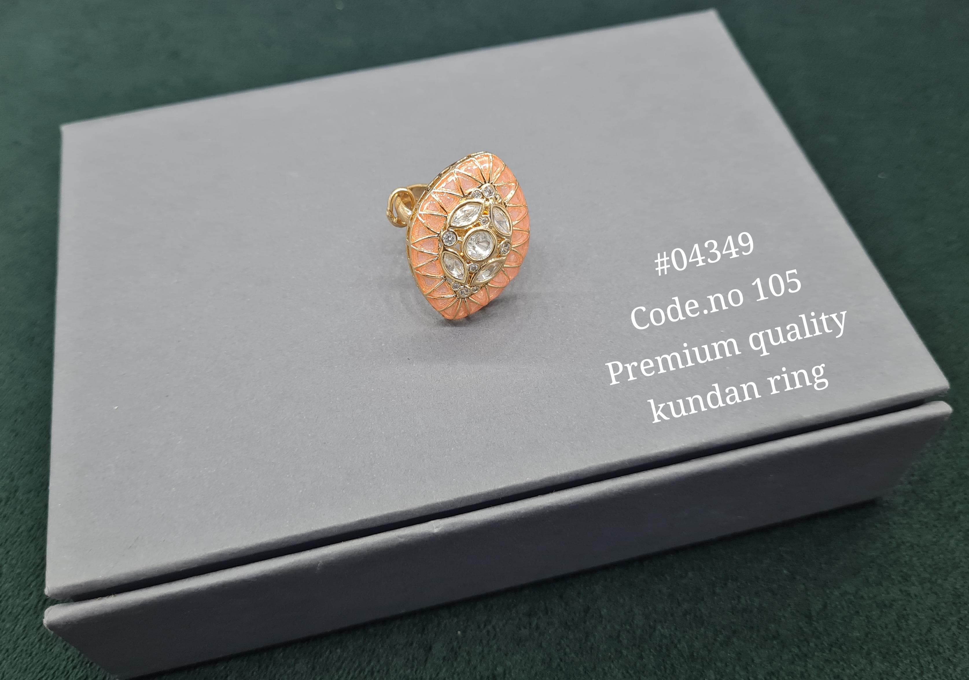 Kundan Fingerring 04349 - 3
