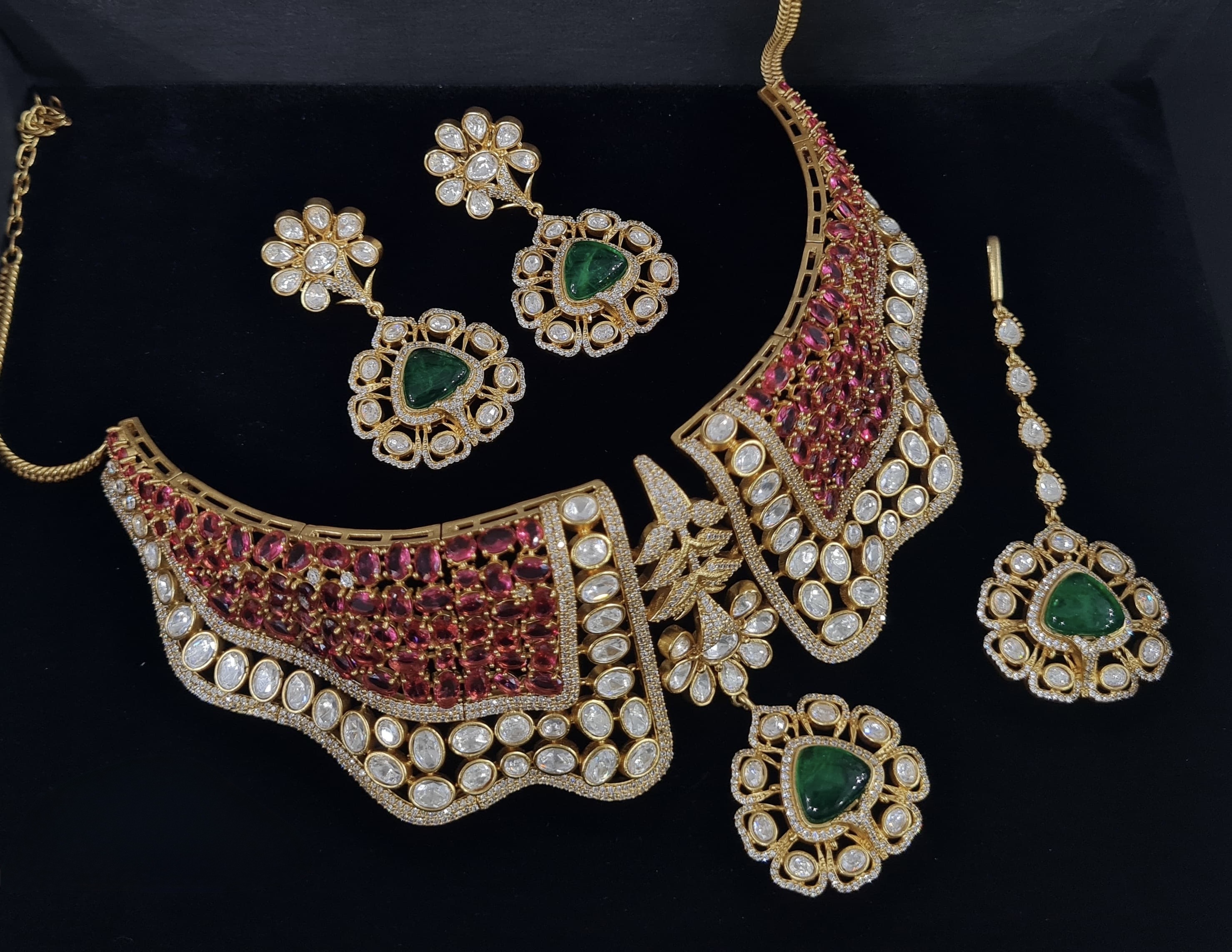Kundan Necklace 05570 - 4