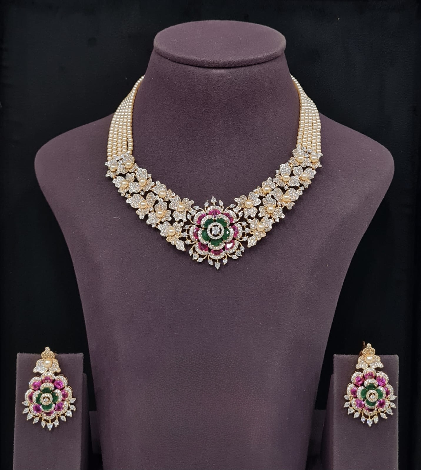 Cz Necklace 10956 - 2