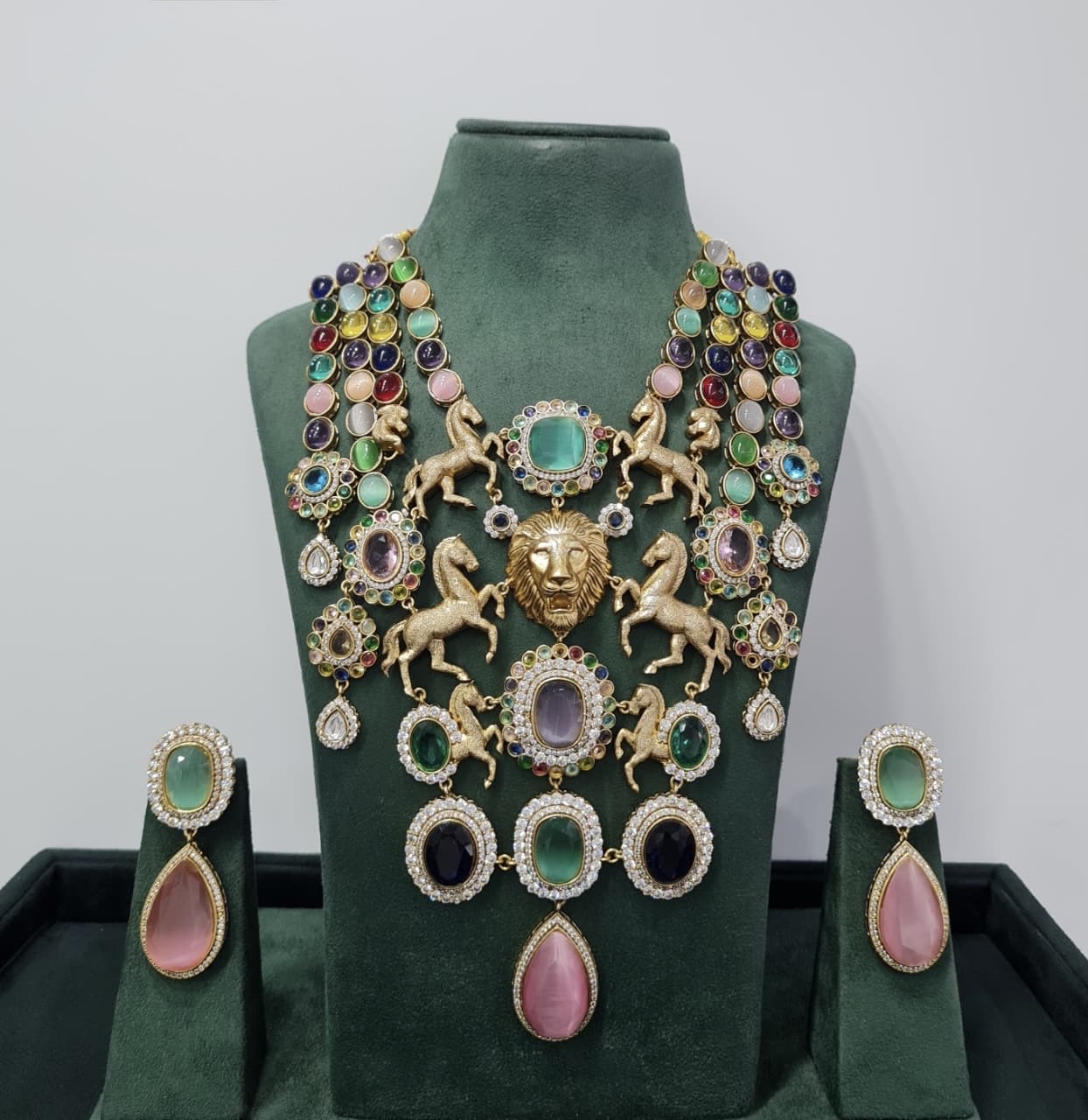 Sabyasachi Bib Necklace 08730 - 6