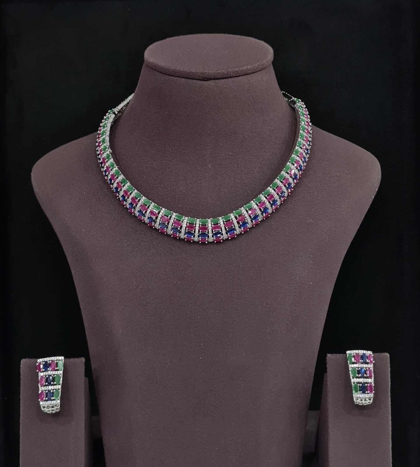 Cz Necklace 11612 - 4