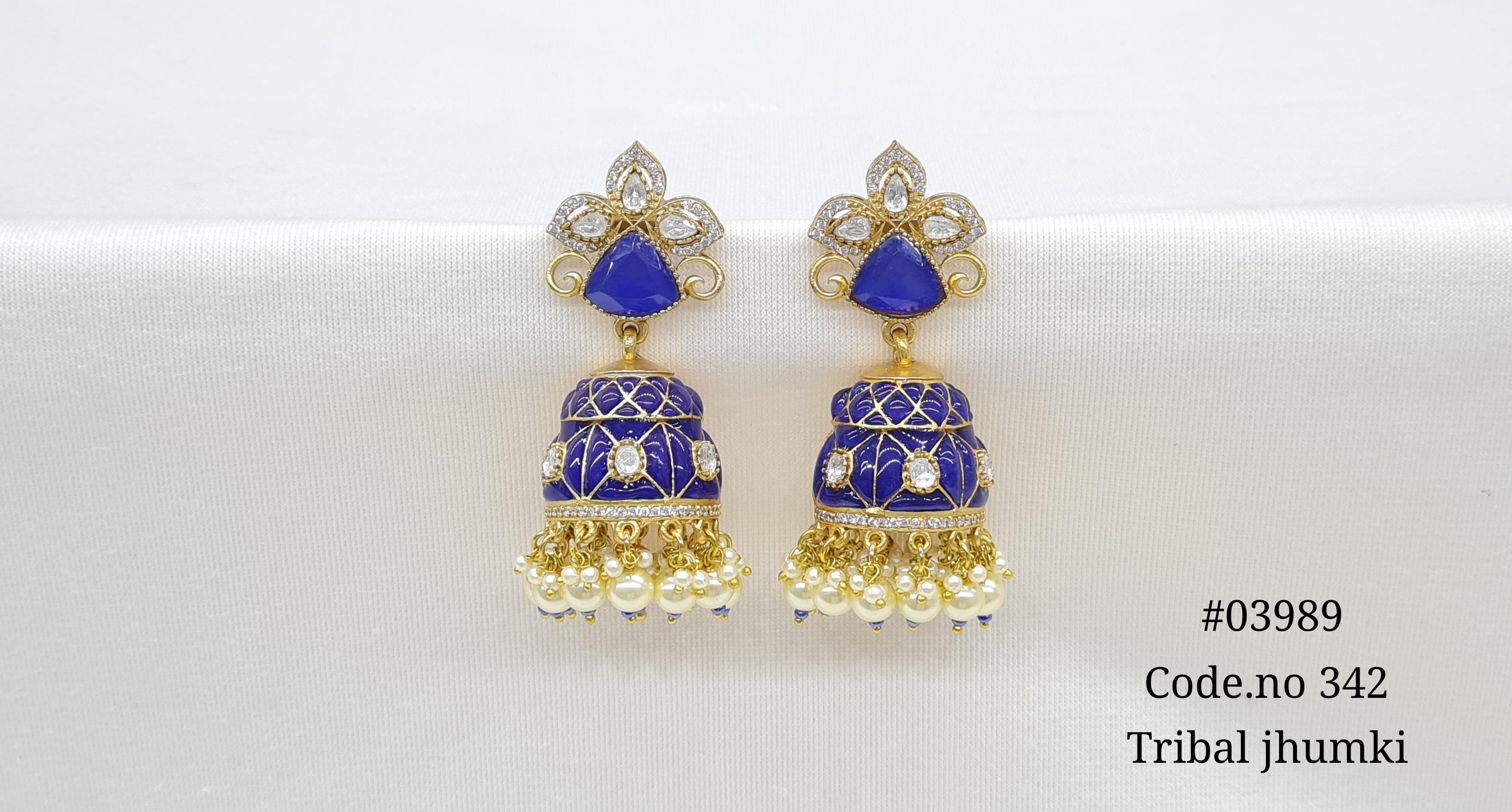Kundan Jhumki 03989 - 5
