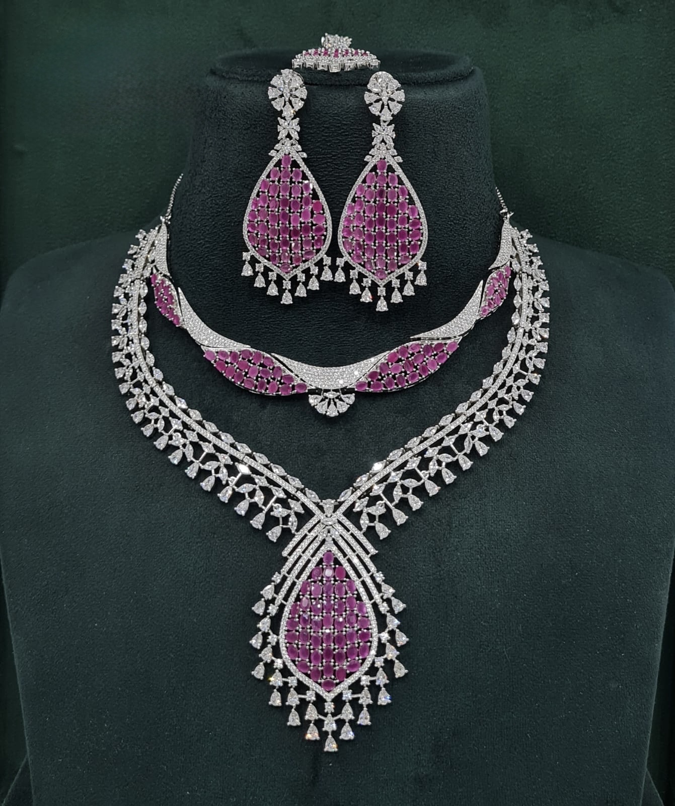 Cz Necklace 10351 - 3