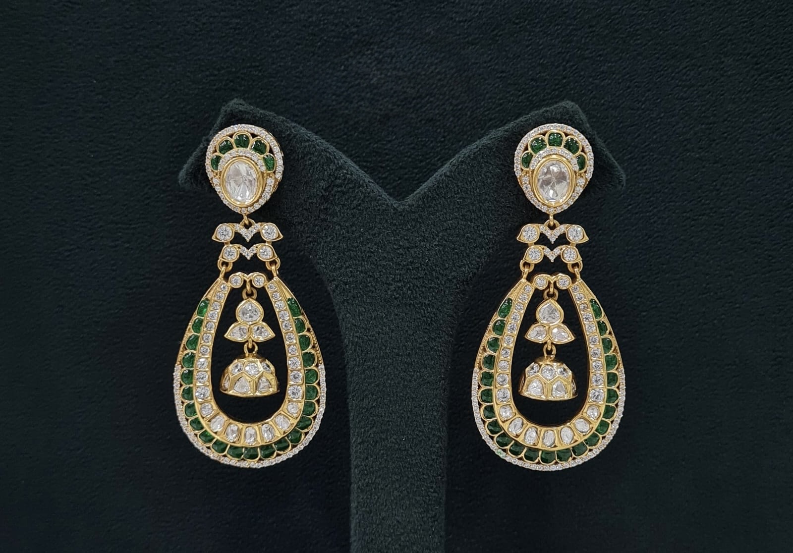 Kundan Earrings 07603 - 7