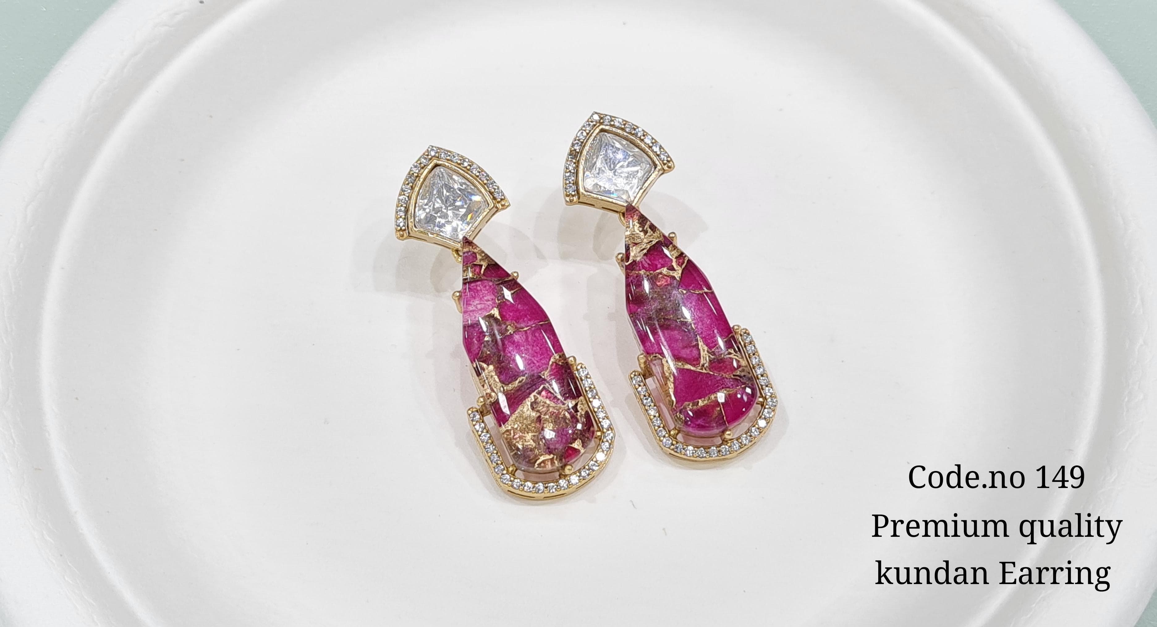 Kundan Earring 00110 - 5