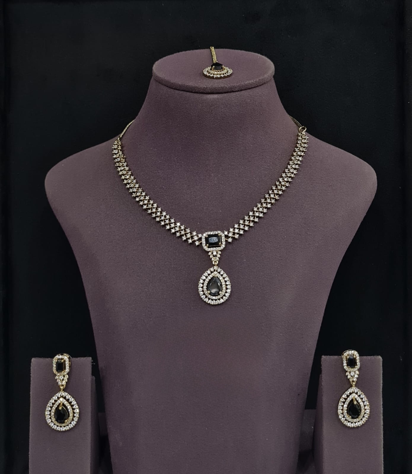 Cz Necklace 11342 - 17