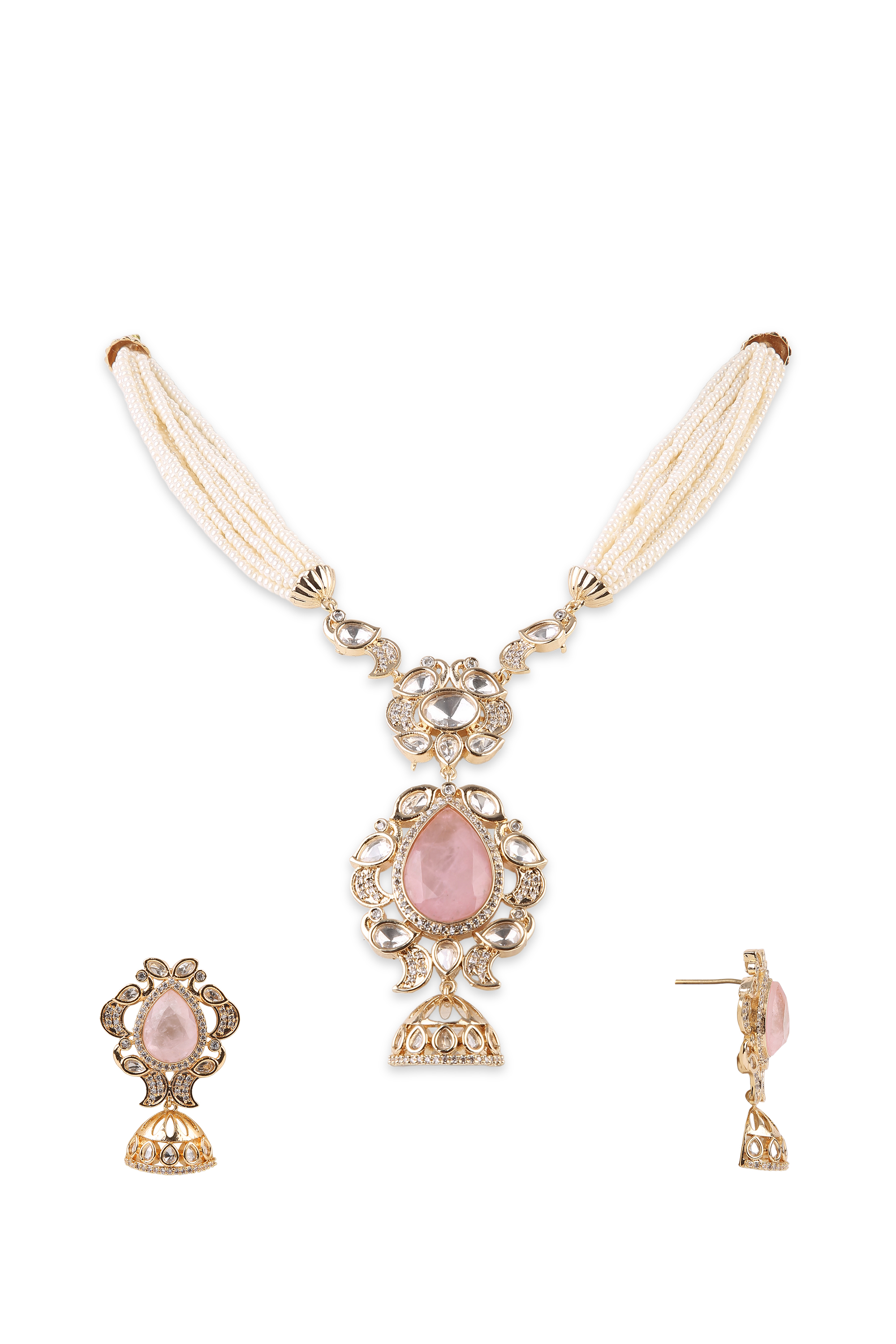 Kundan Necklace 08947 - 5