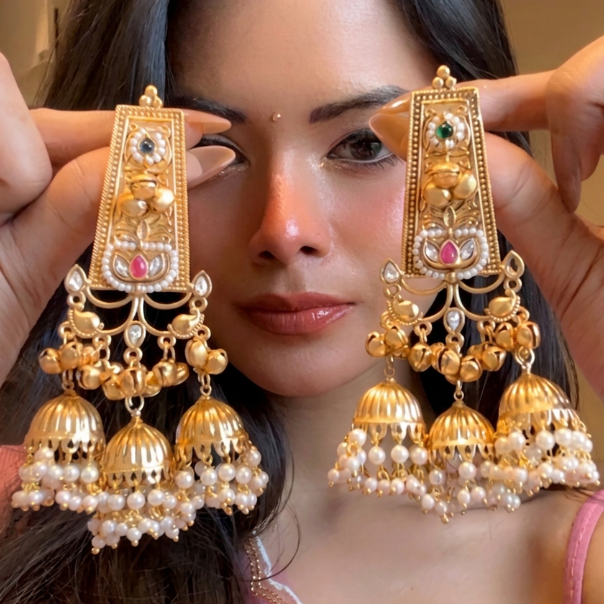 Kashmiri Earrings 05949 (Test - 3