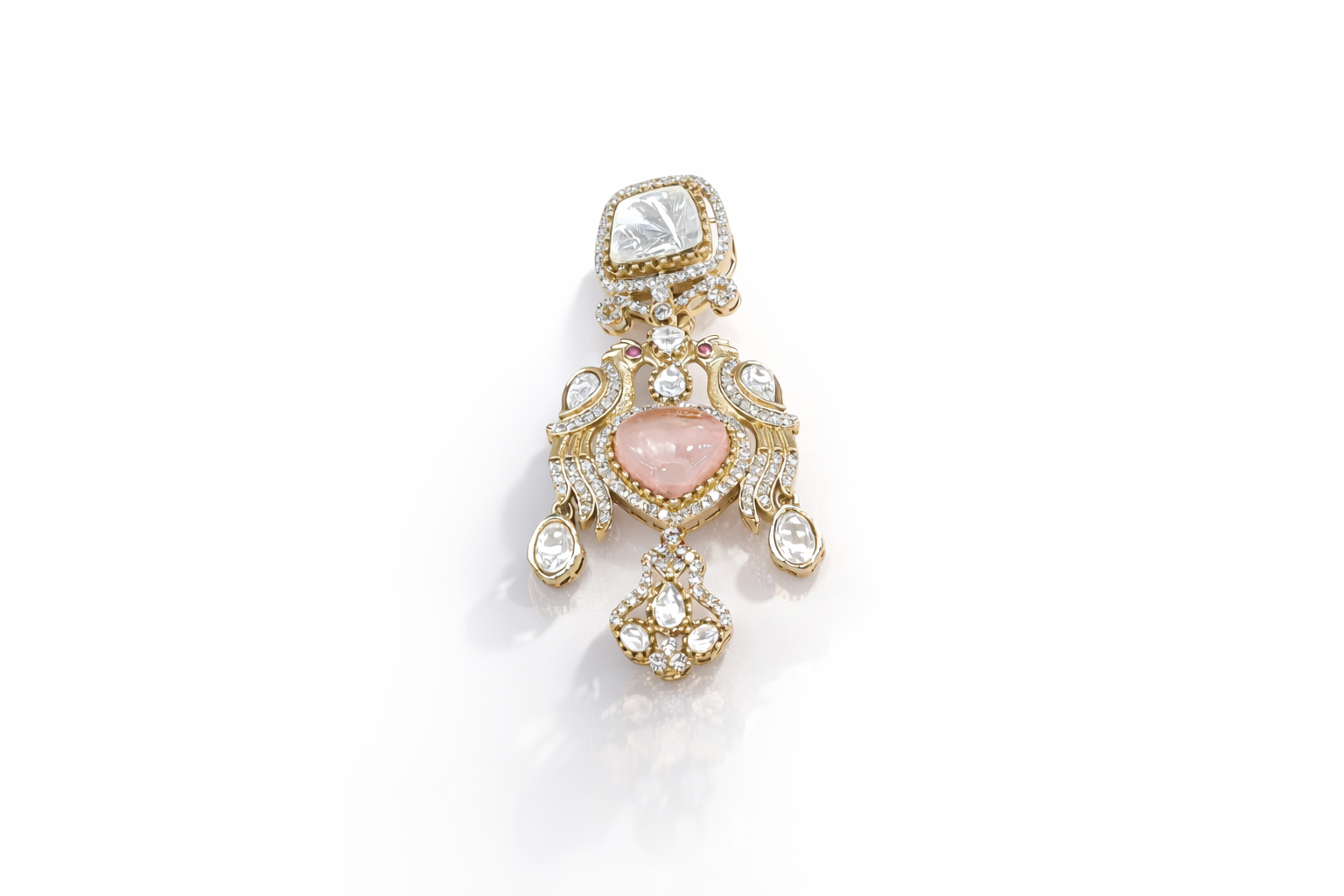 Kundan Brooch 09056 - 4