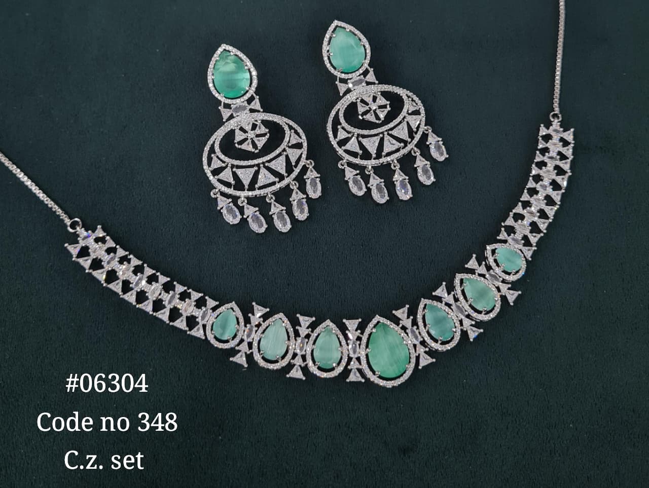 Cz Necklace 06304 - 9