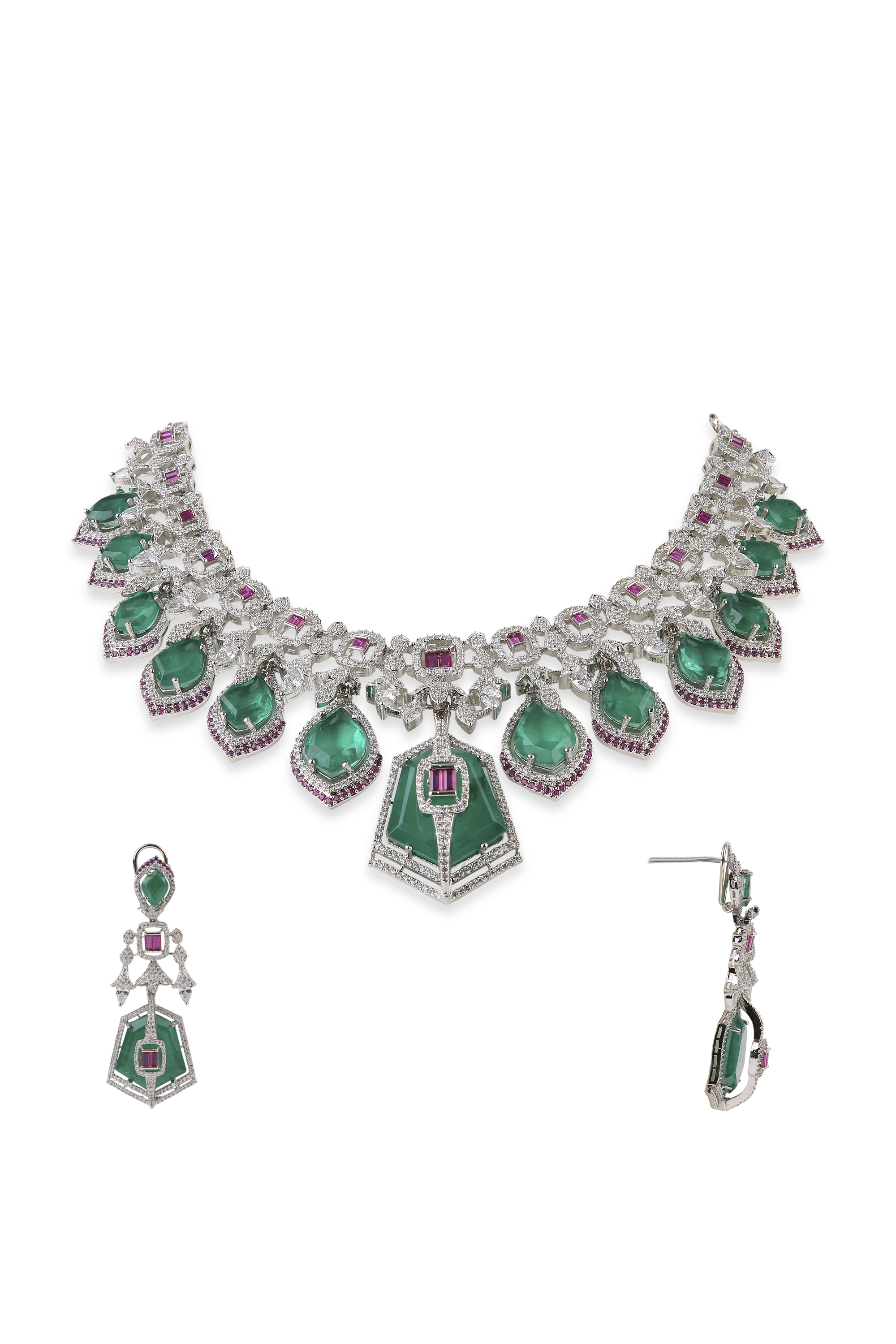 Cz Necklace 10585 - 4