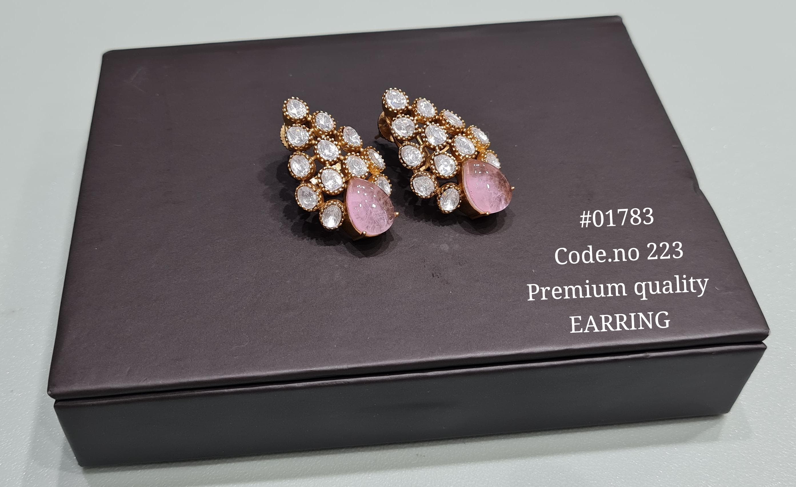 Kundan Earrings 01783 - 7