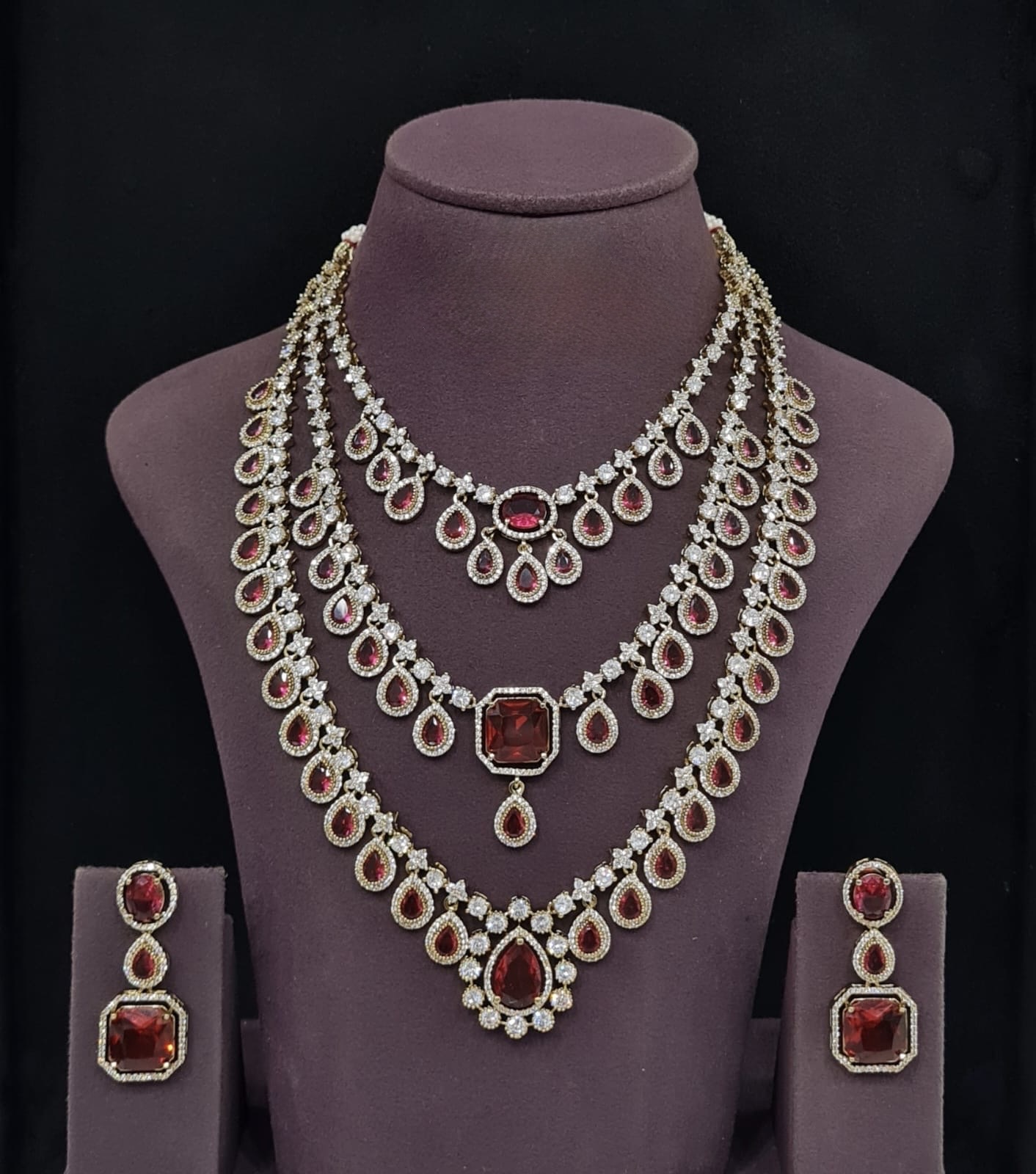 Cz Necklace 11427 - 7