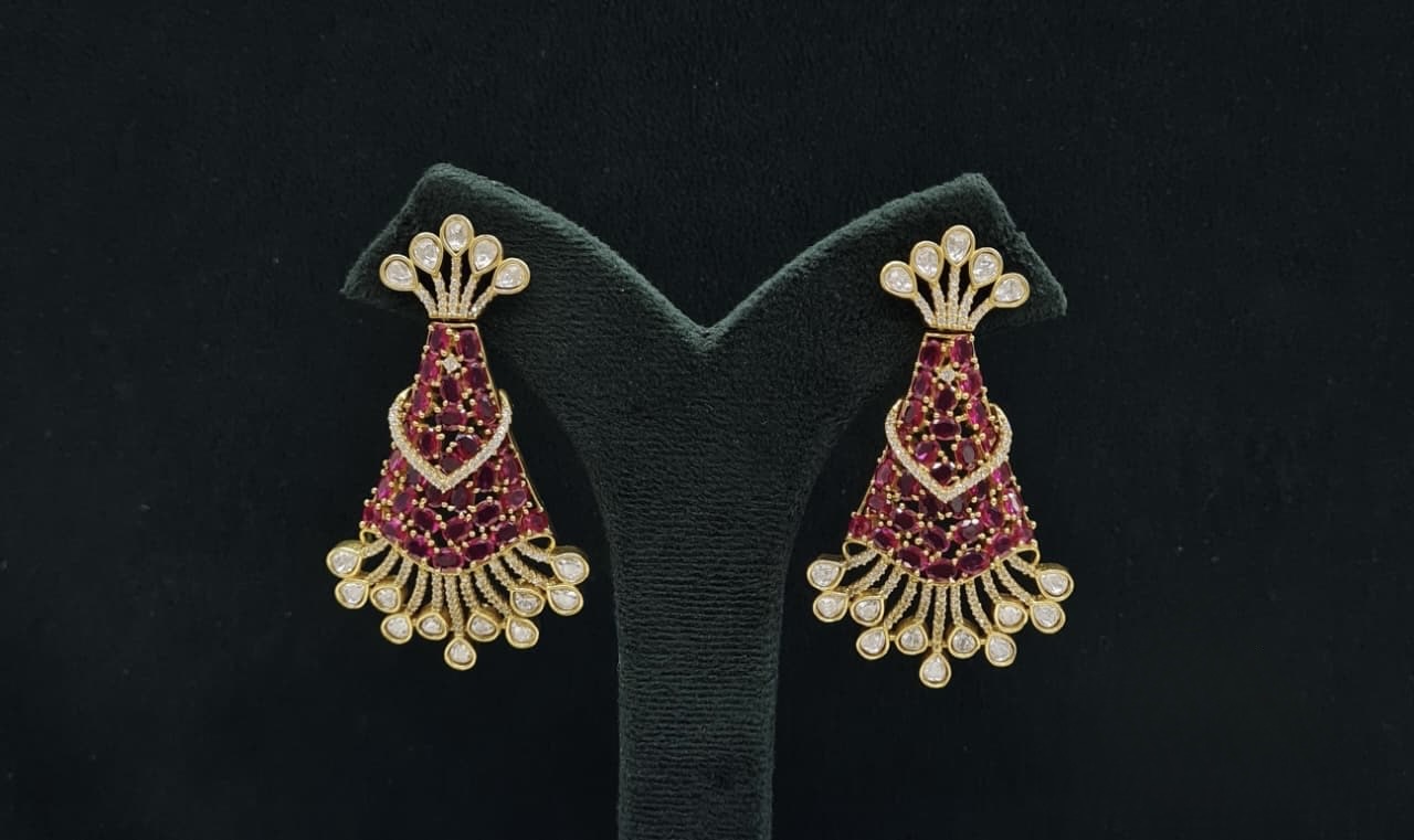 Kundan Earrings 08205