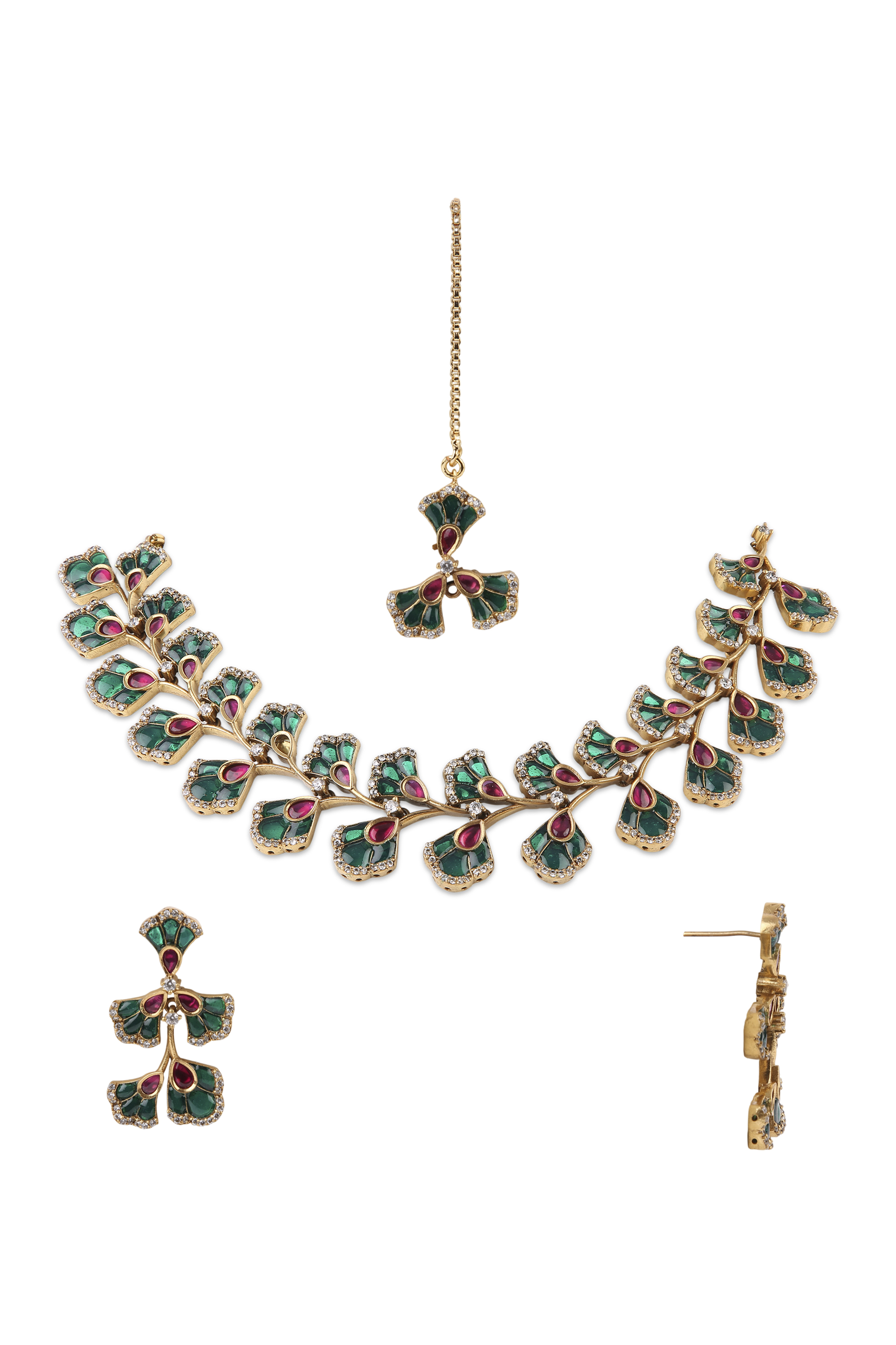 Kundan Necklace 06747 - 3