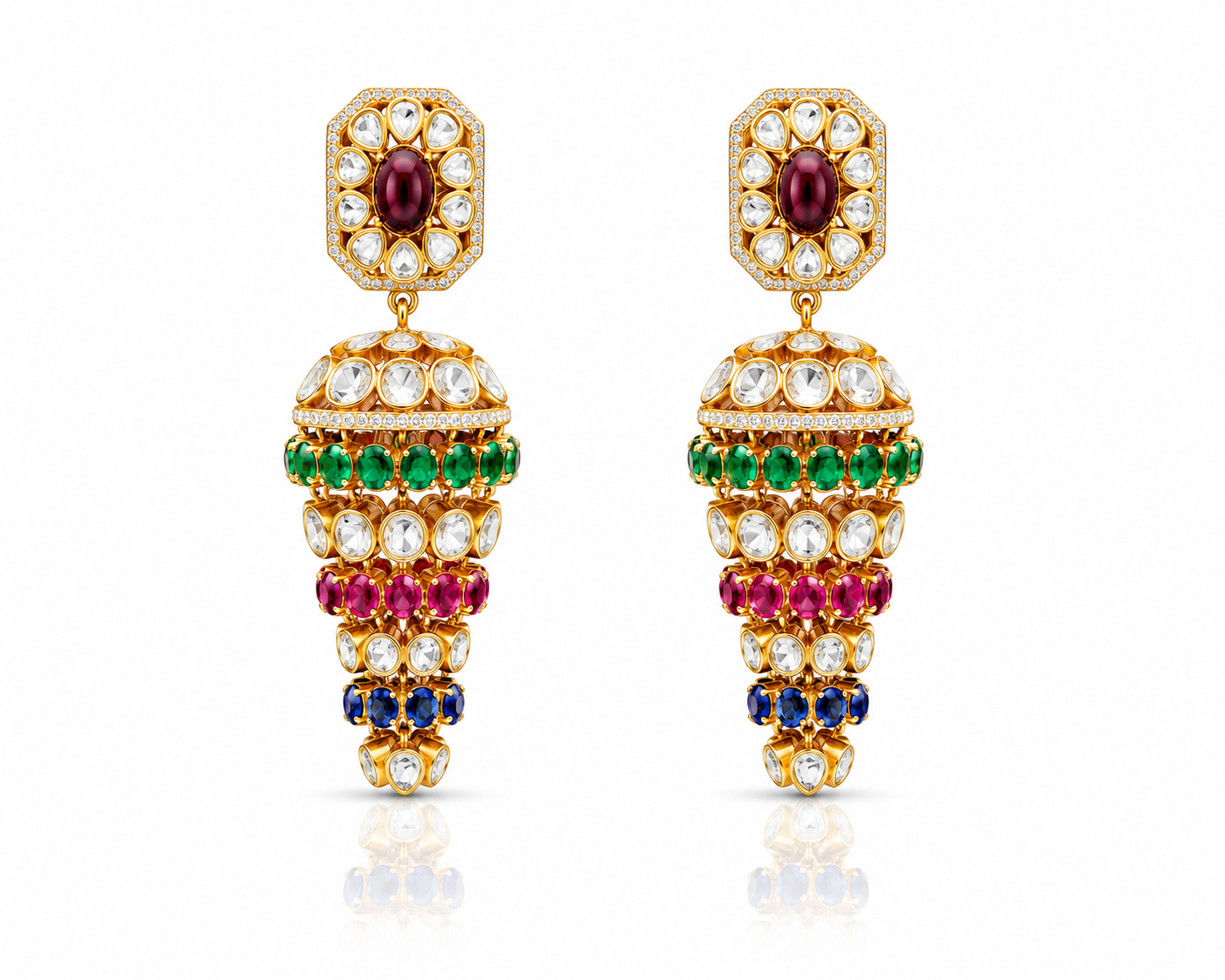 Kundan Jhumki 02065 - 7