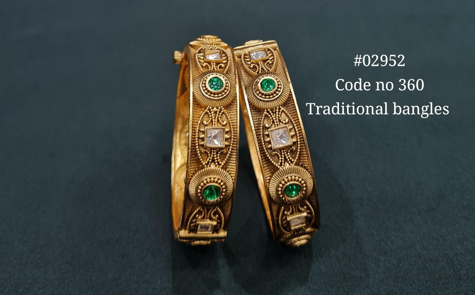 Matte bangles 02952 - 2