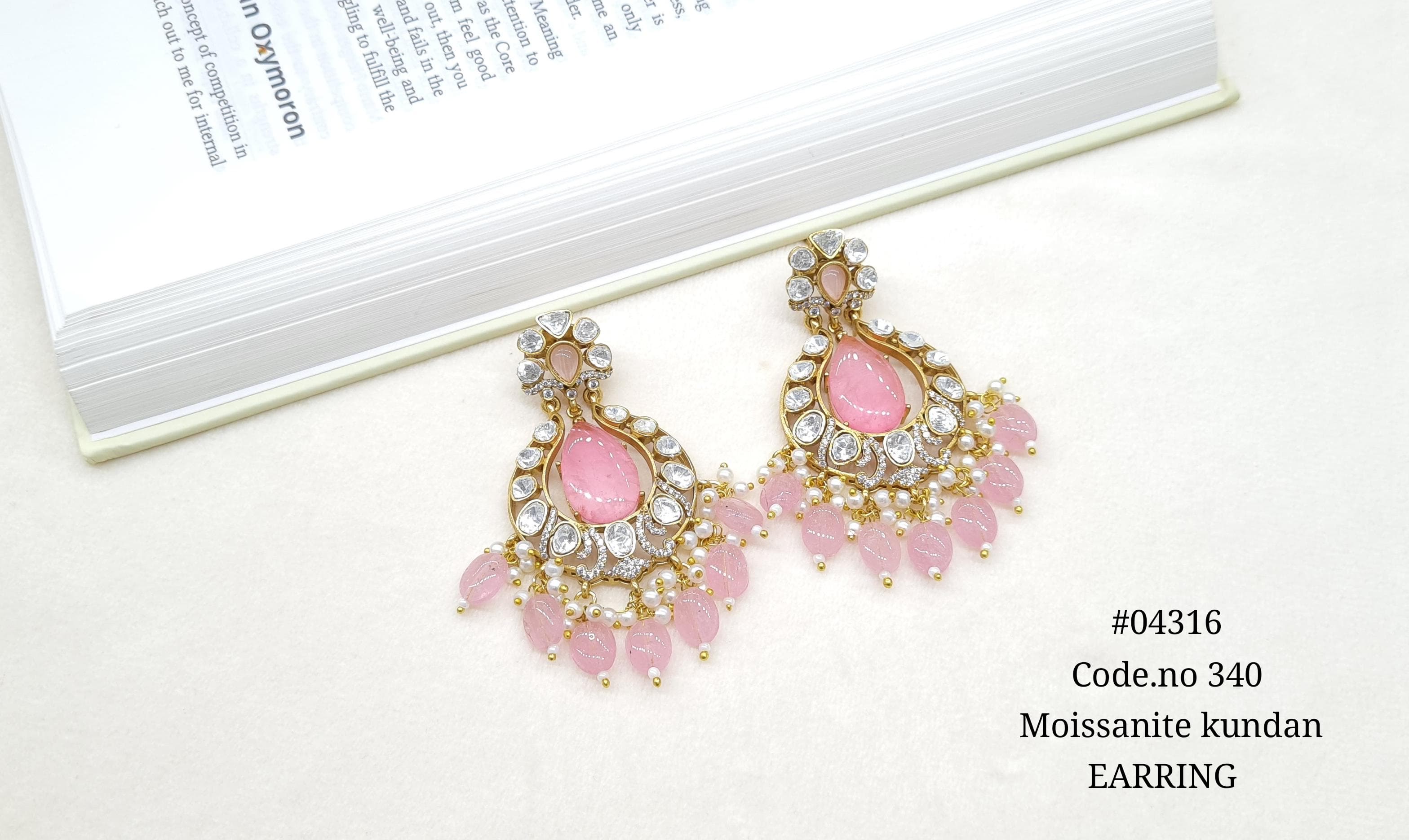 Kundan Earring 04316 - 2