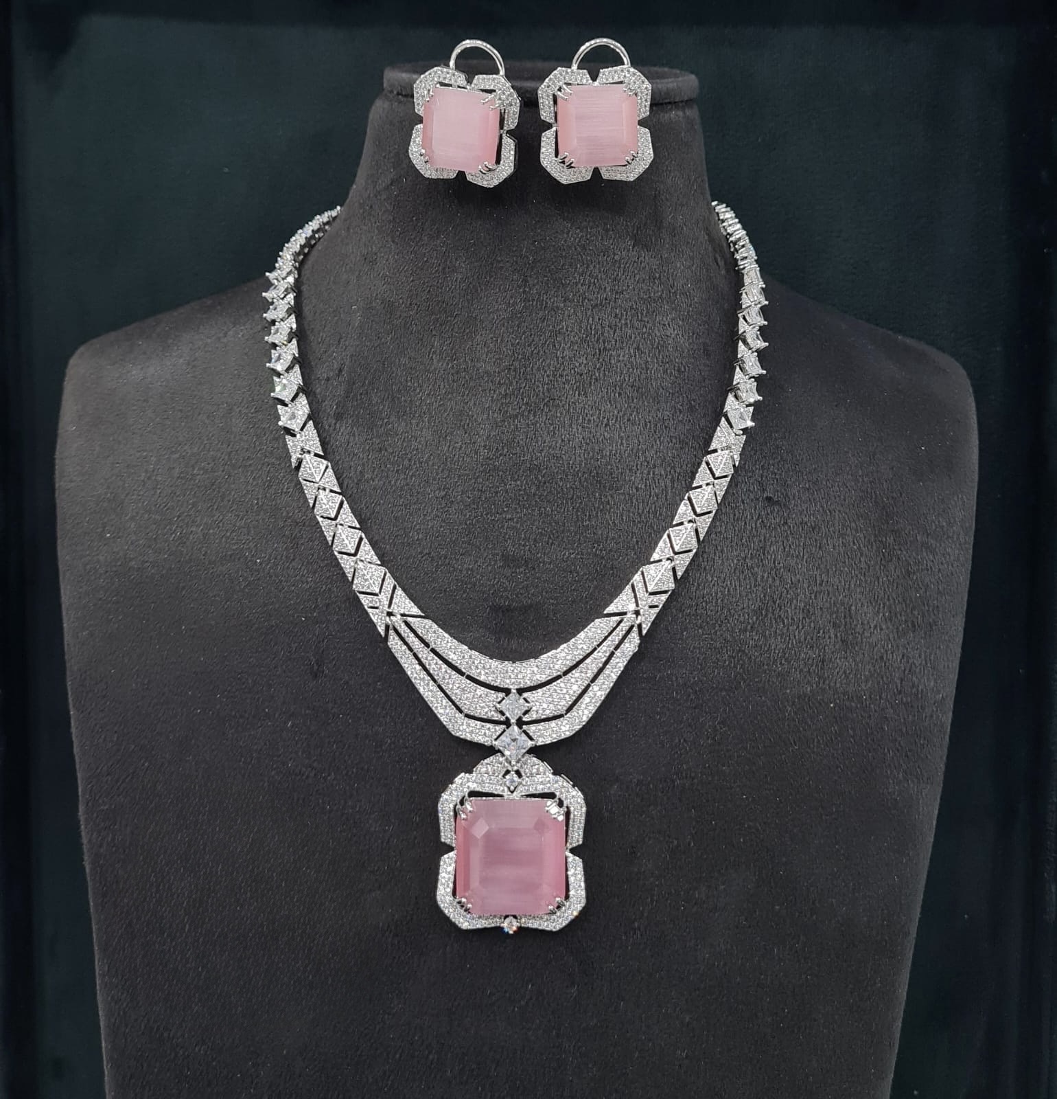 Cz Necklace 05026 - 4