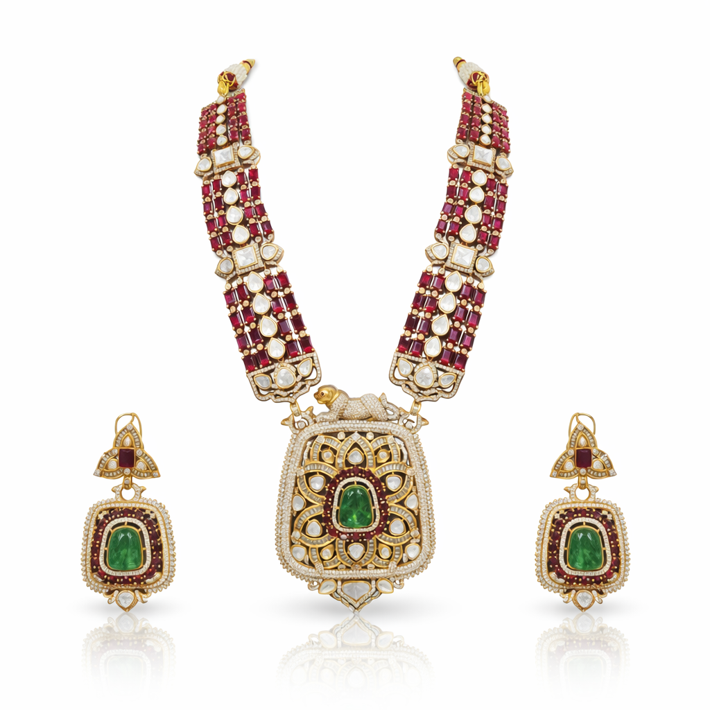 Rajwada Kundan Necklace 08966