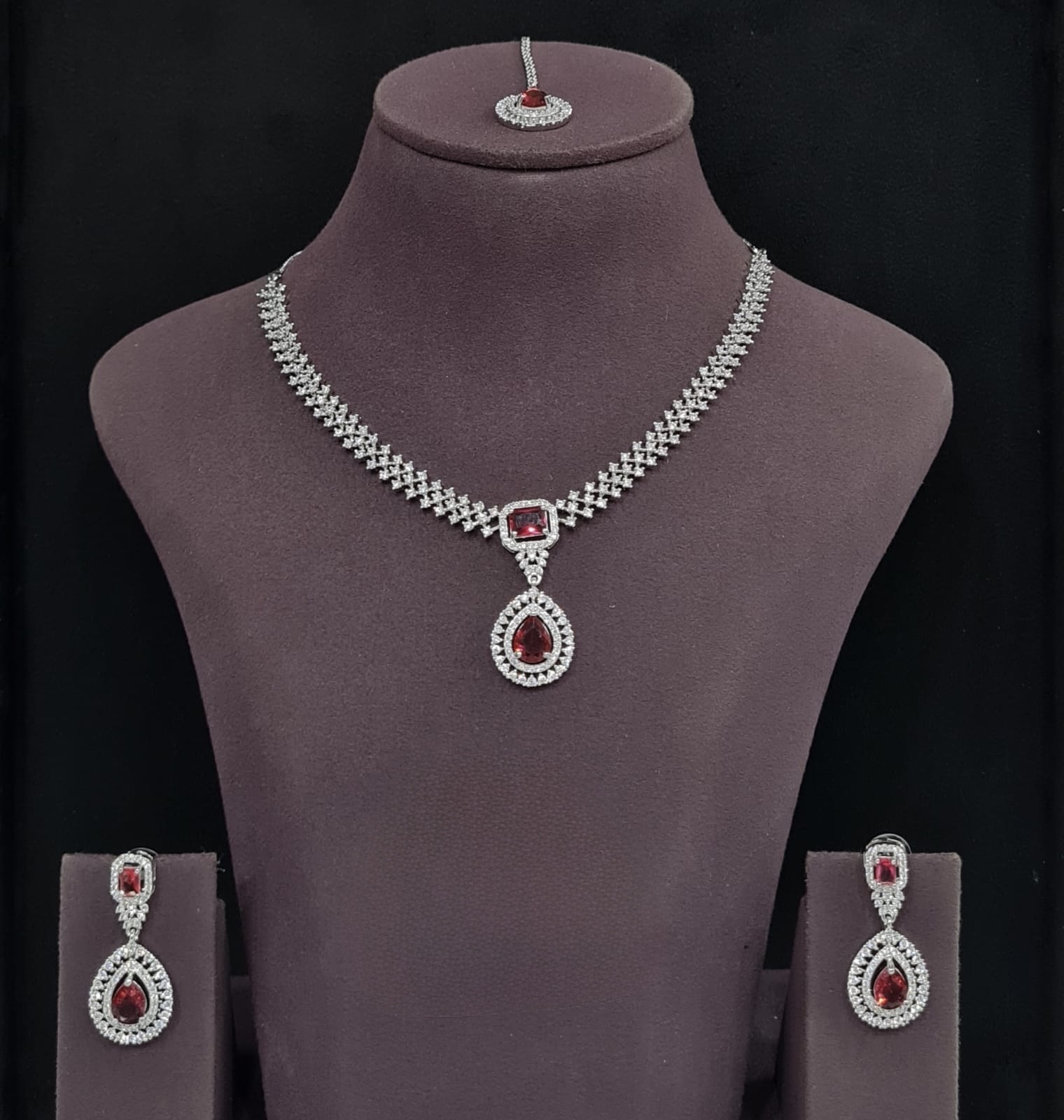 Cz Necklace 11342 - 6