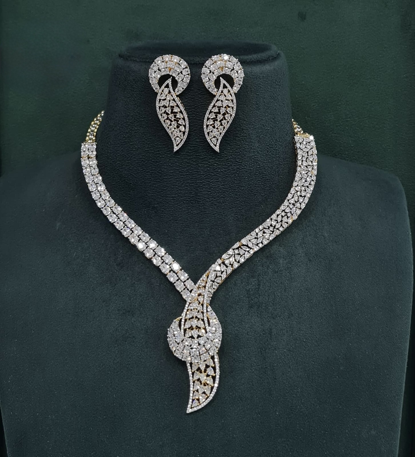 Cz Necklace 10338 - 4
