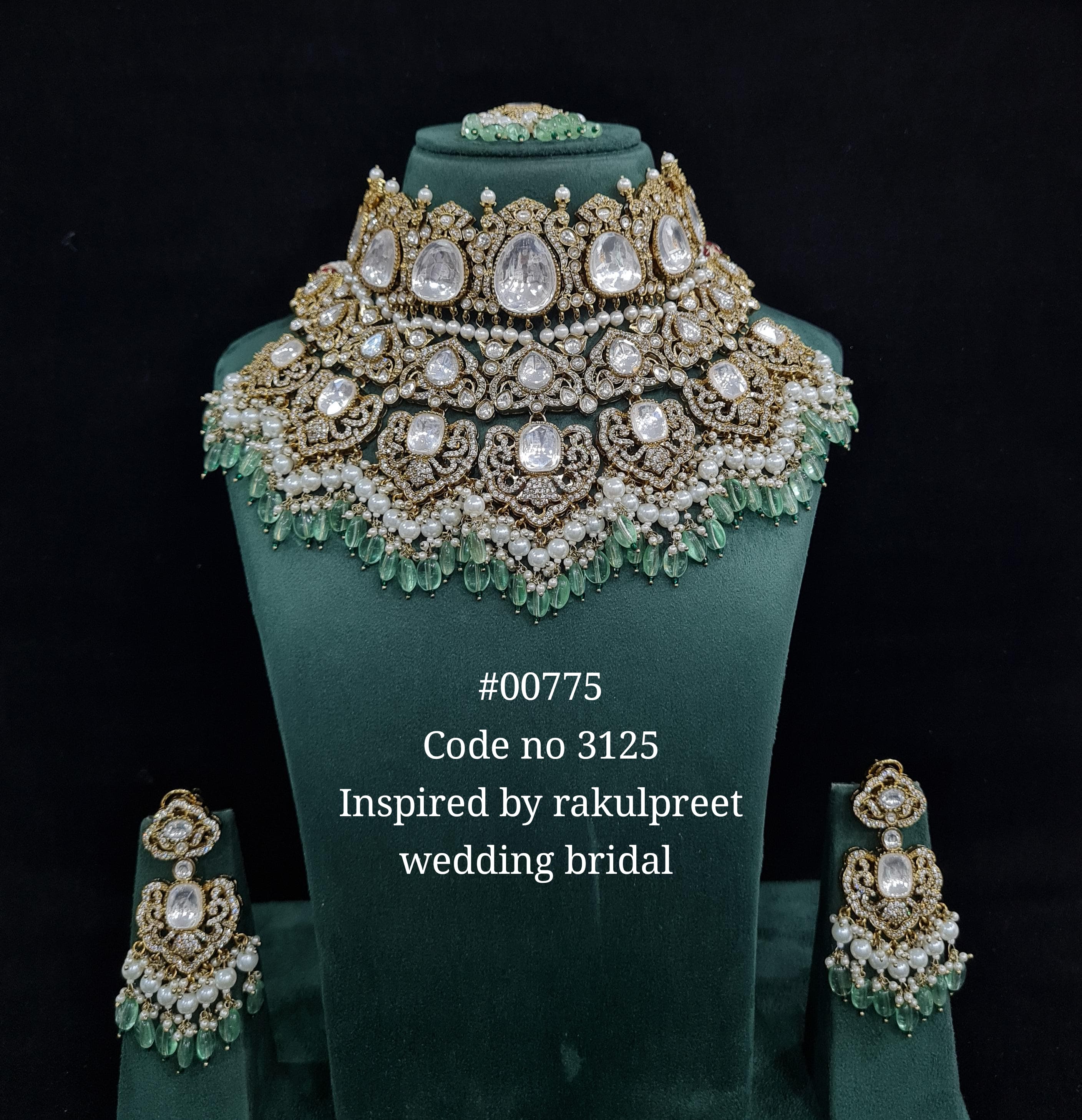 Kundan Bride Set 00775 - 4