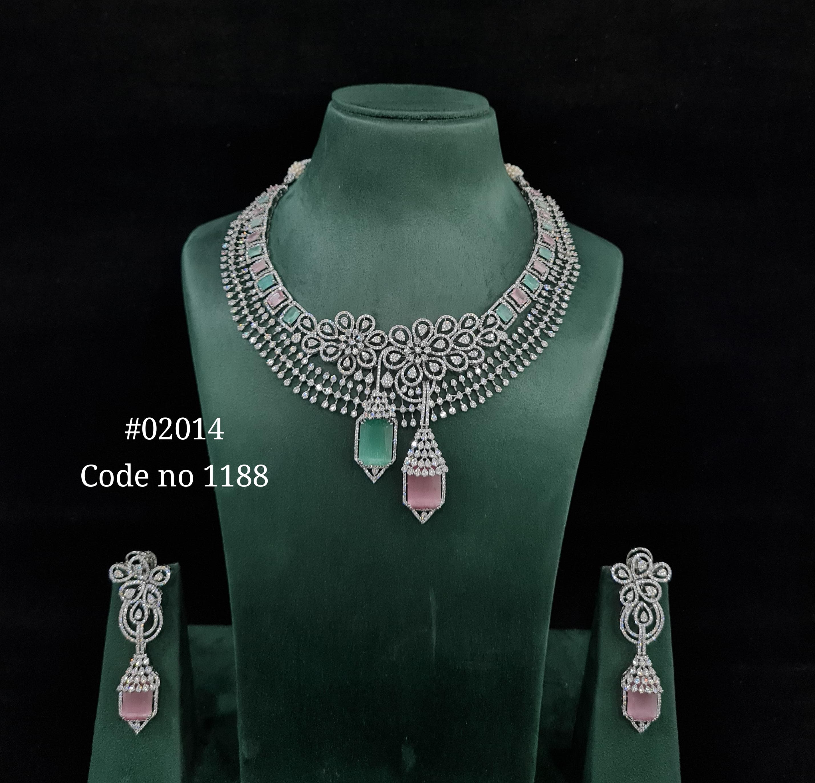 CZ Necklace 02014 - 5