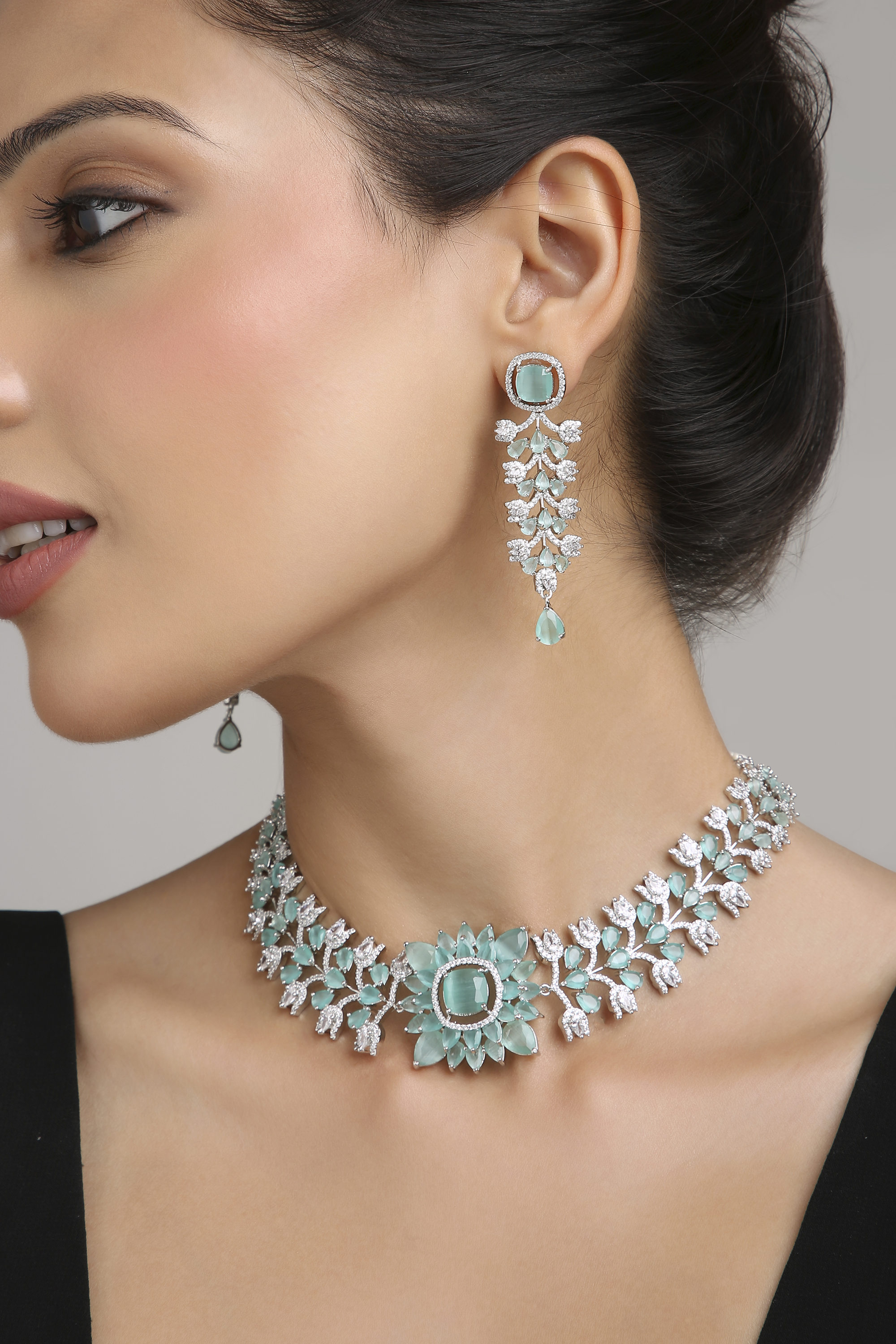 Cz Necklace 07611 - 14