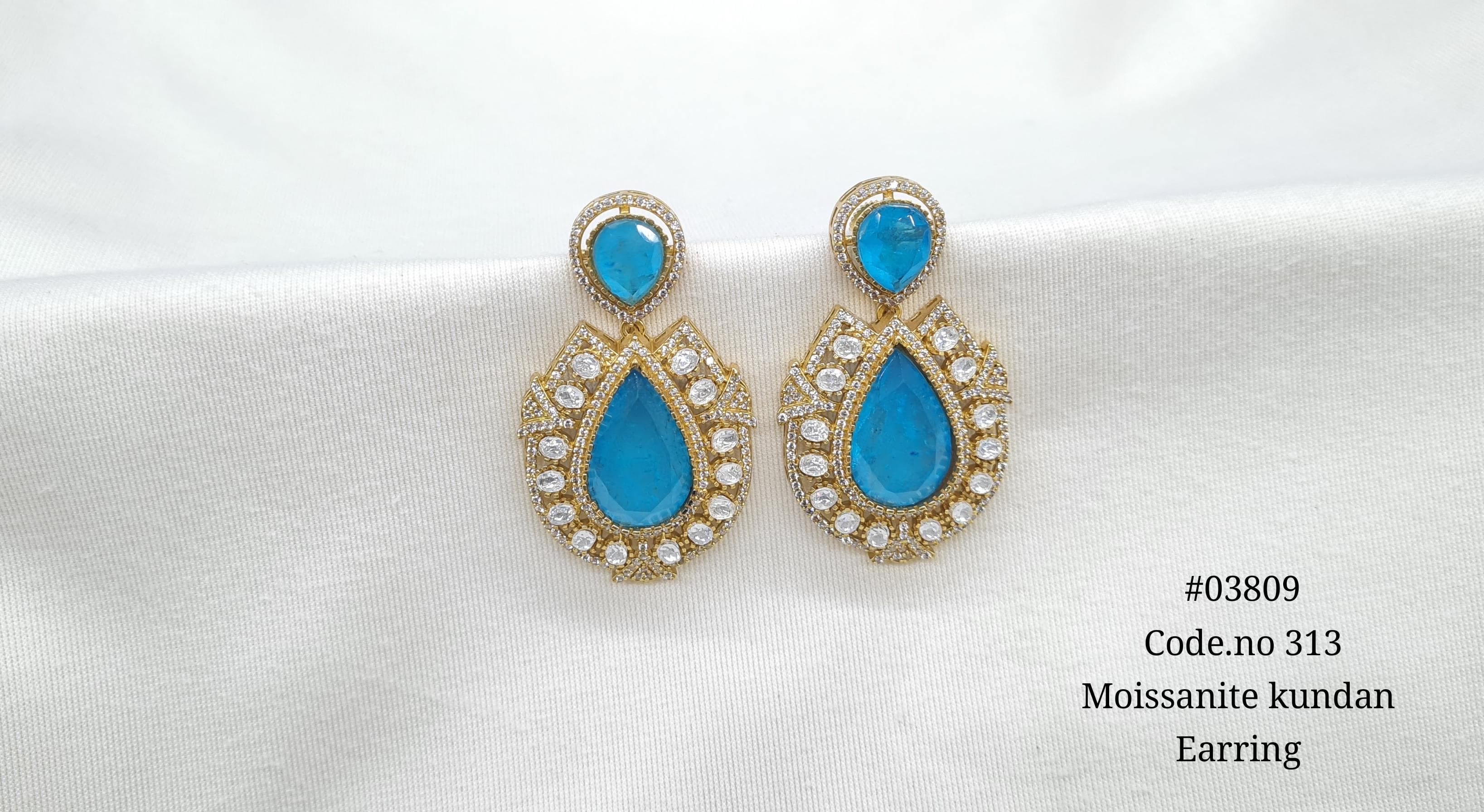 Kundan Earrings 03809