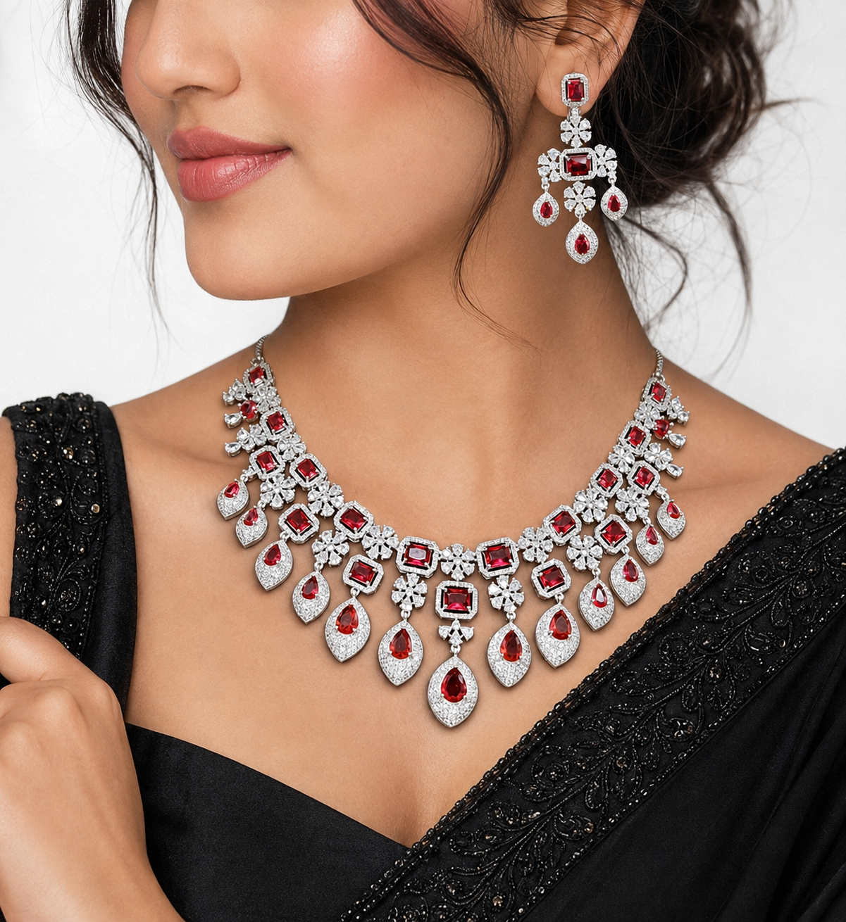Cz Necklace 11649 - 9
