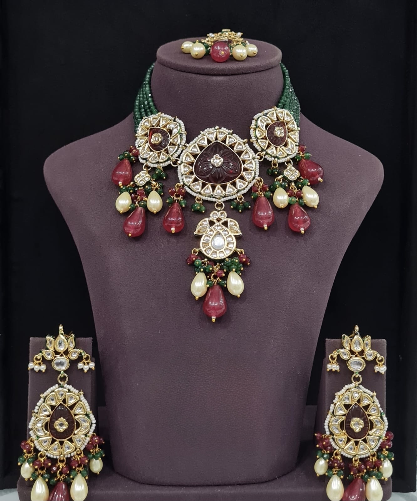 Meenakari Necklace 10707 - 6