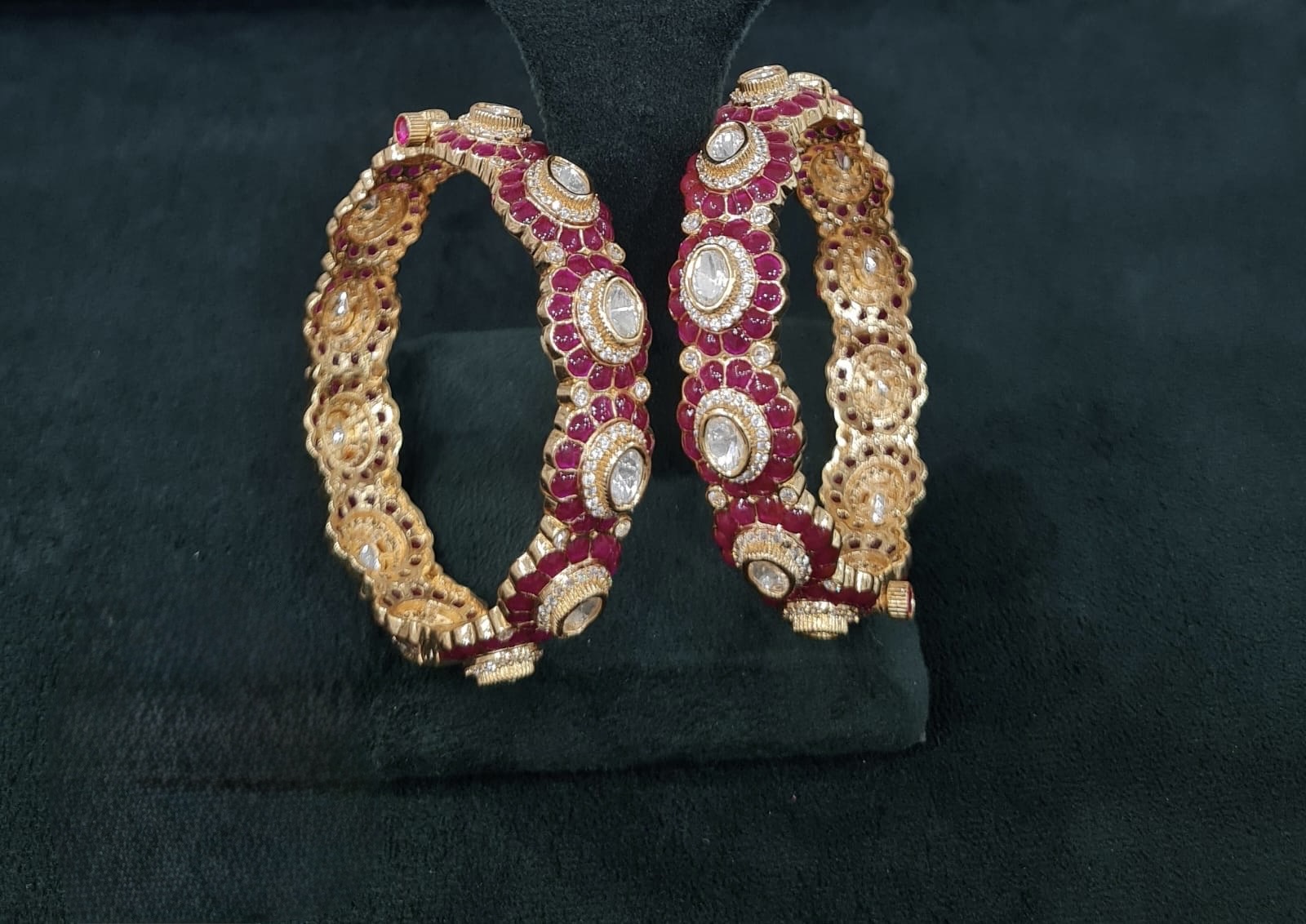 Kundan Bangles 07826 - 4