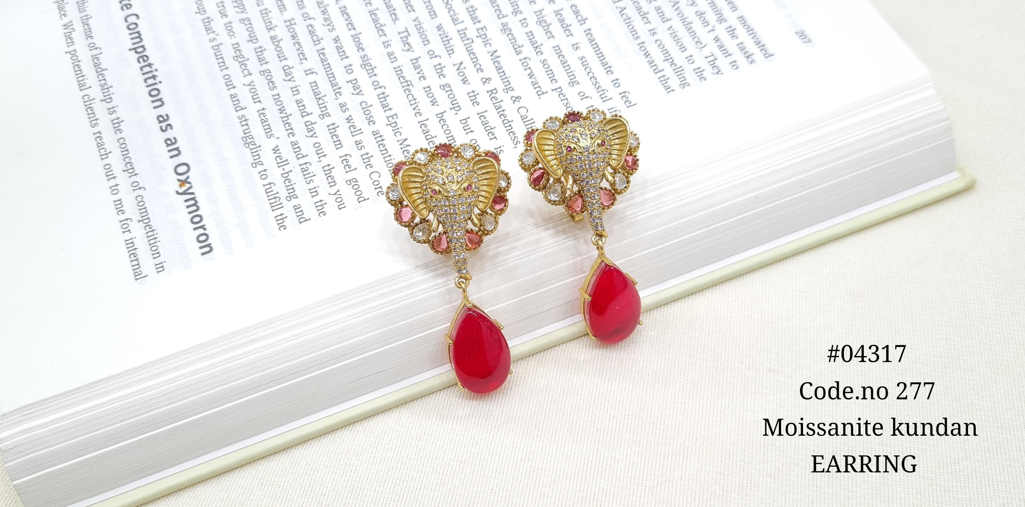 Kundan Earrings 04317