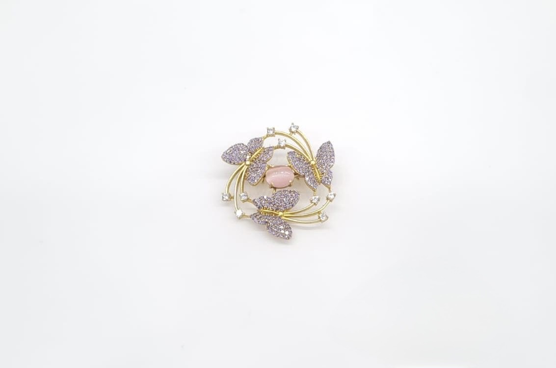 Cz Brooch 10571 - 13