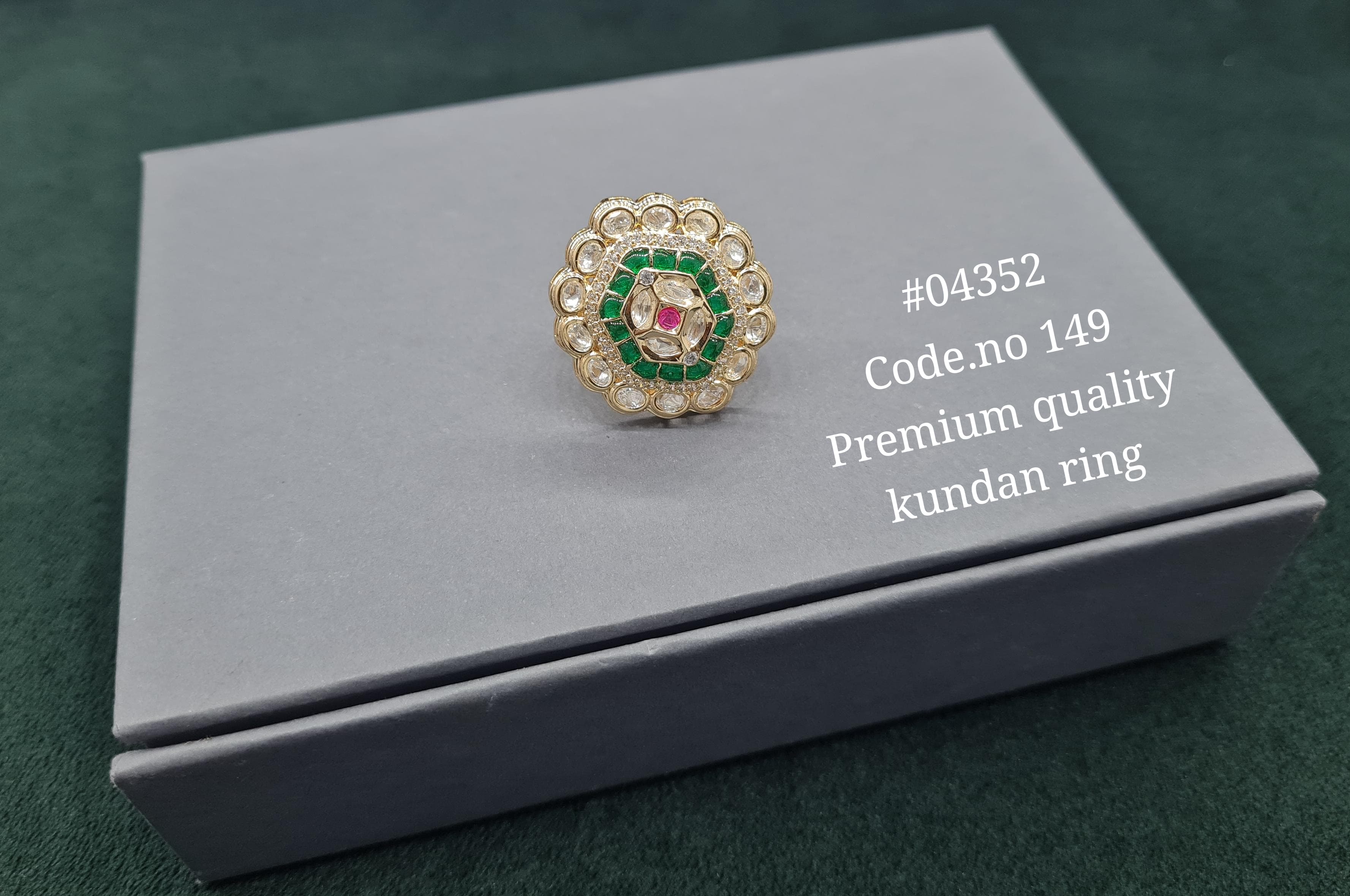 Kundan Fingerring 04352 - 5