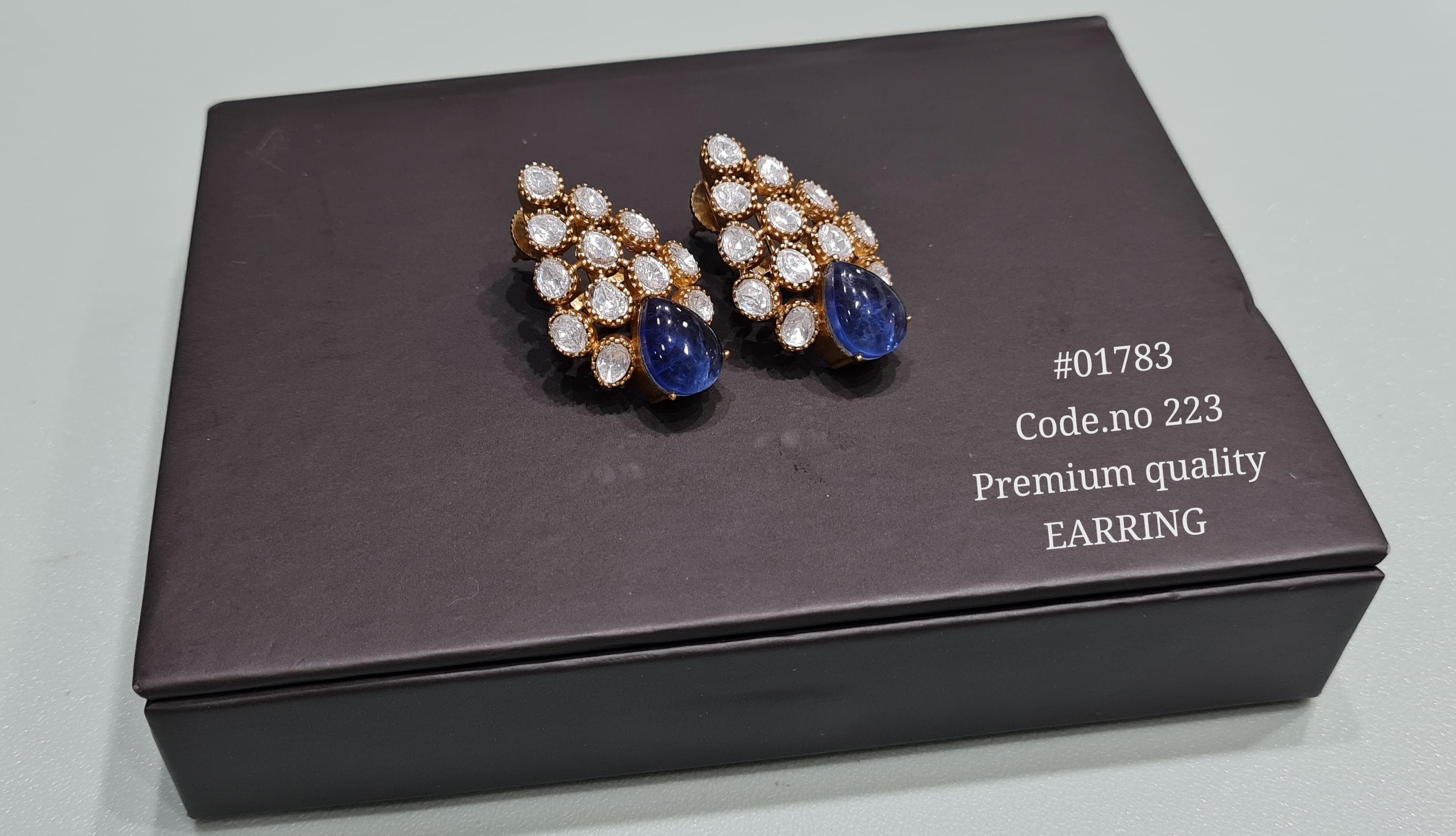 Kundan Earrings 01783 - 4