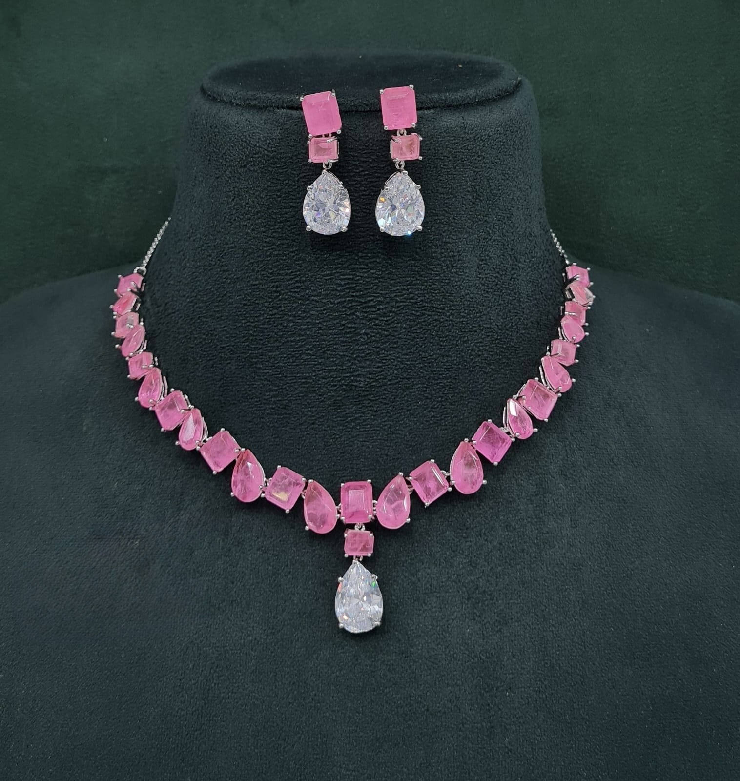 Cz Necklace 10097 - 7