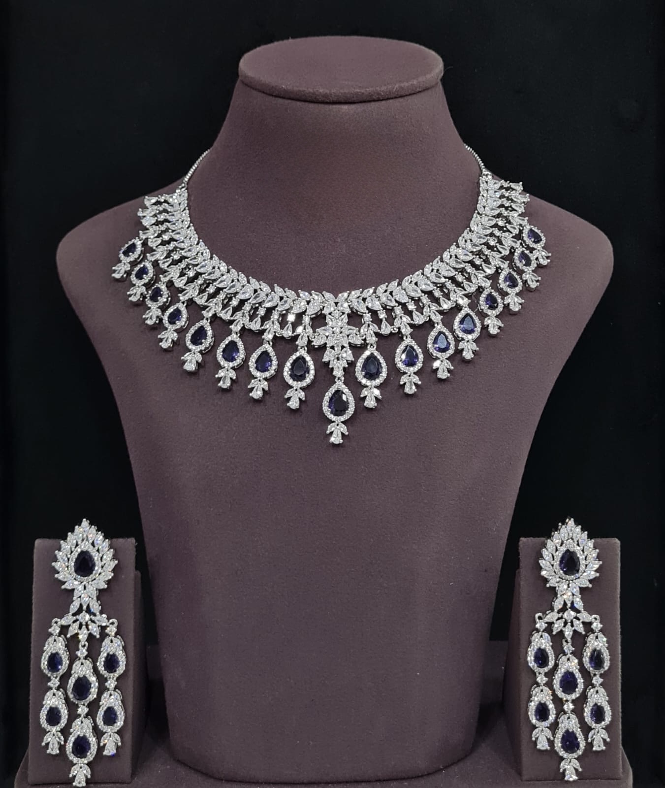 Cz Necklace 04911 - 5