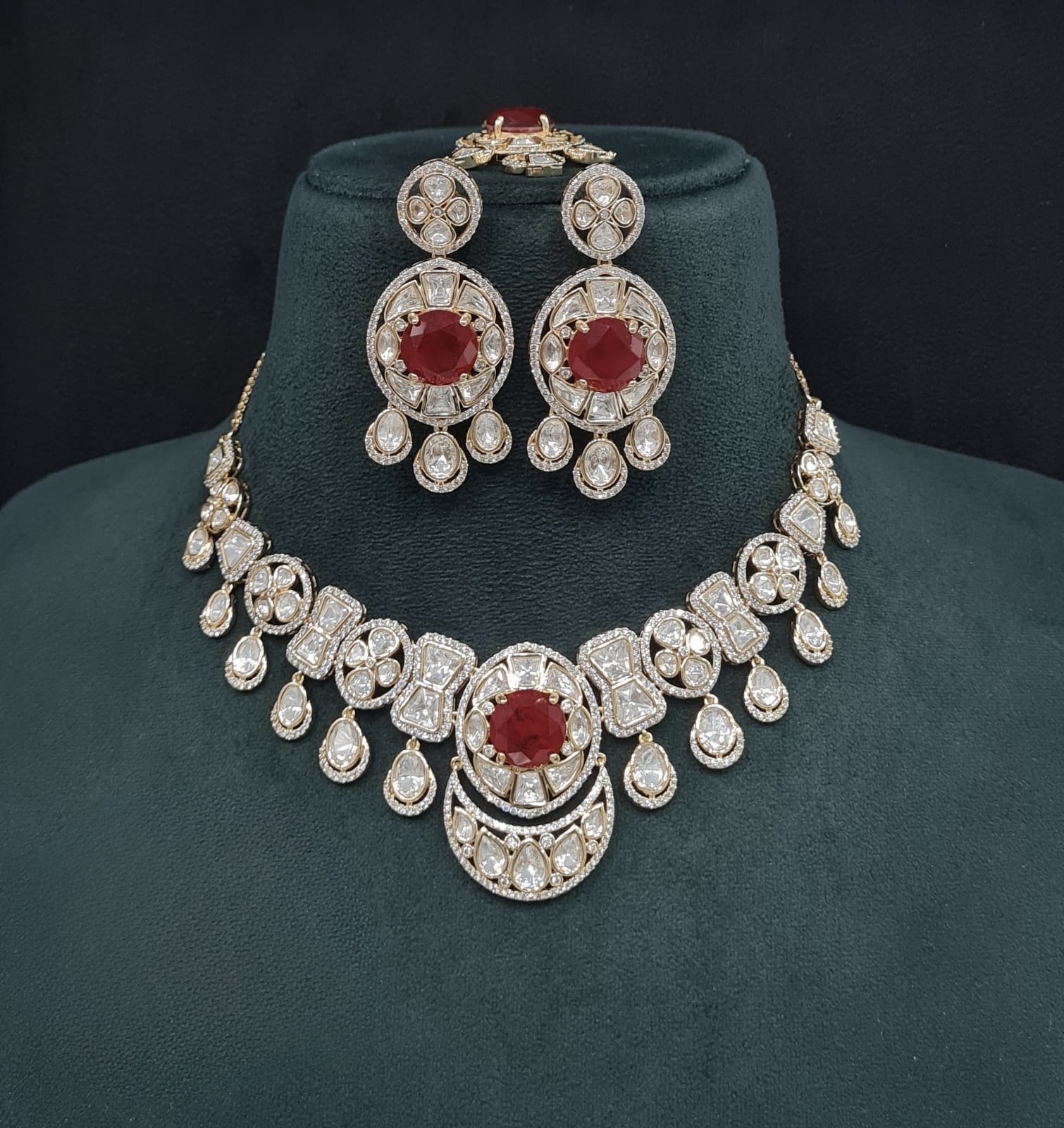 Kundan Necklace 08959 - 3