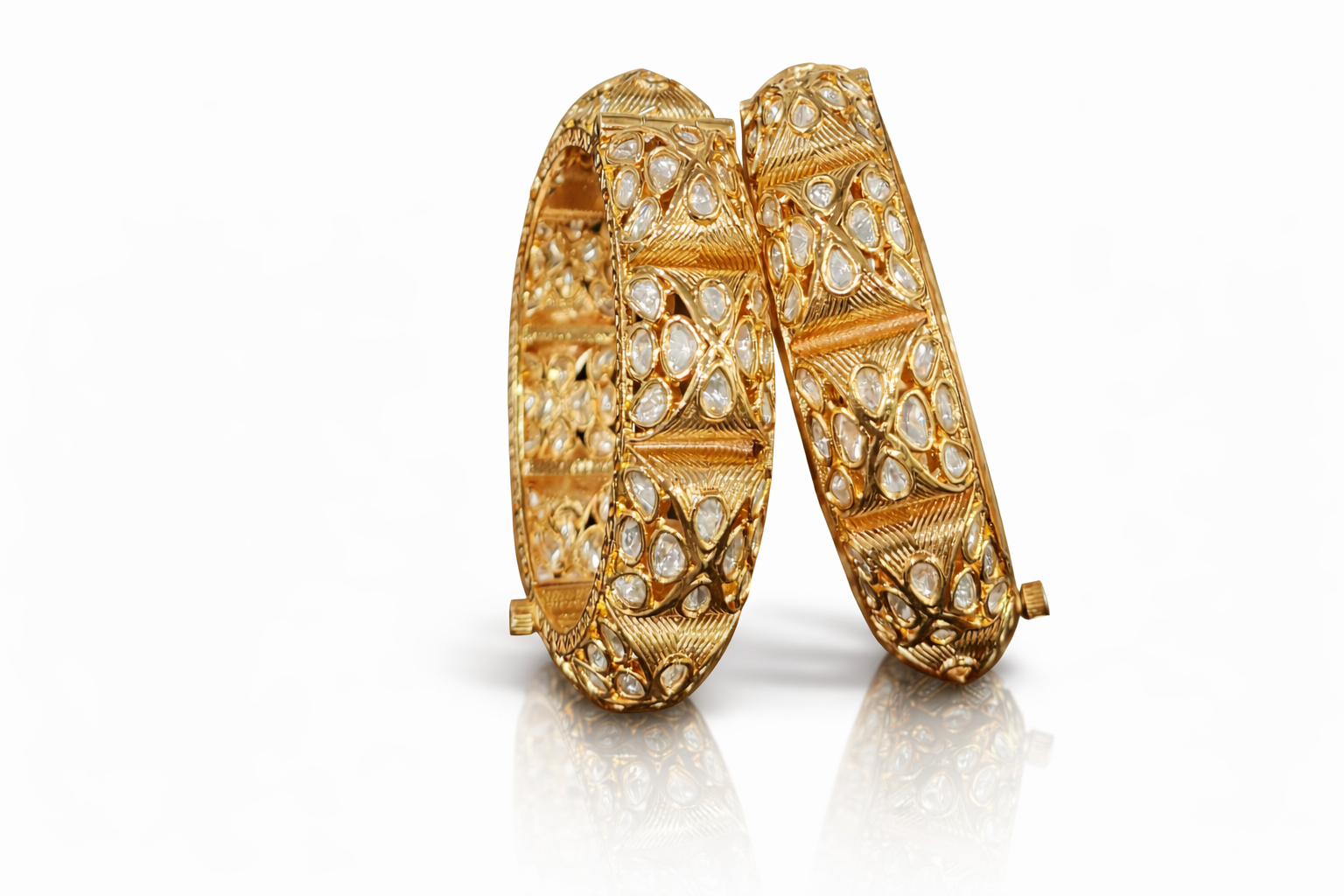 Kundan bangles 00957