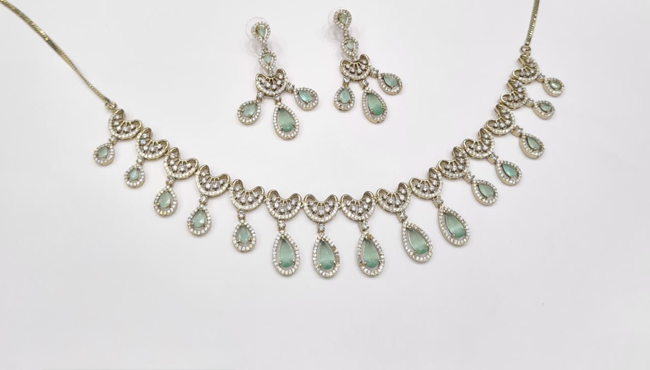 Cz Necklace 11114 - 10