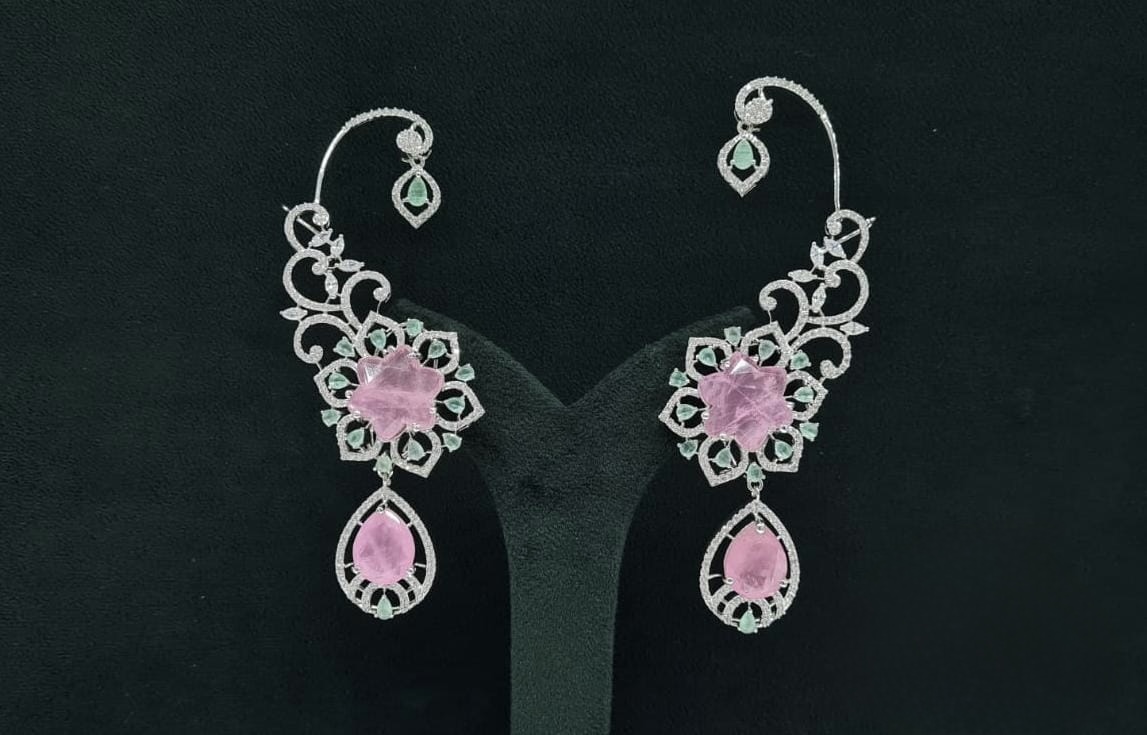 Cz Carving Earcuff 08883 - 10