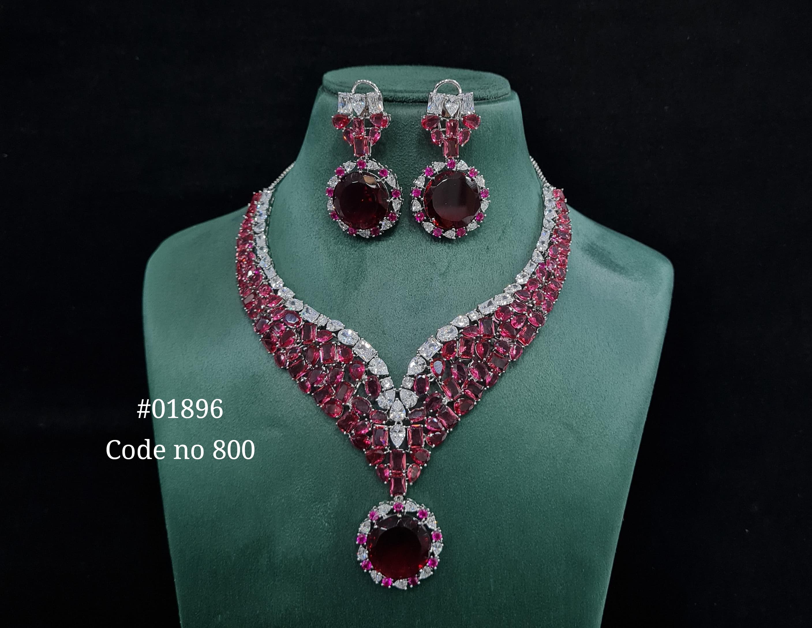 Cz necklace 01896