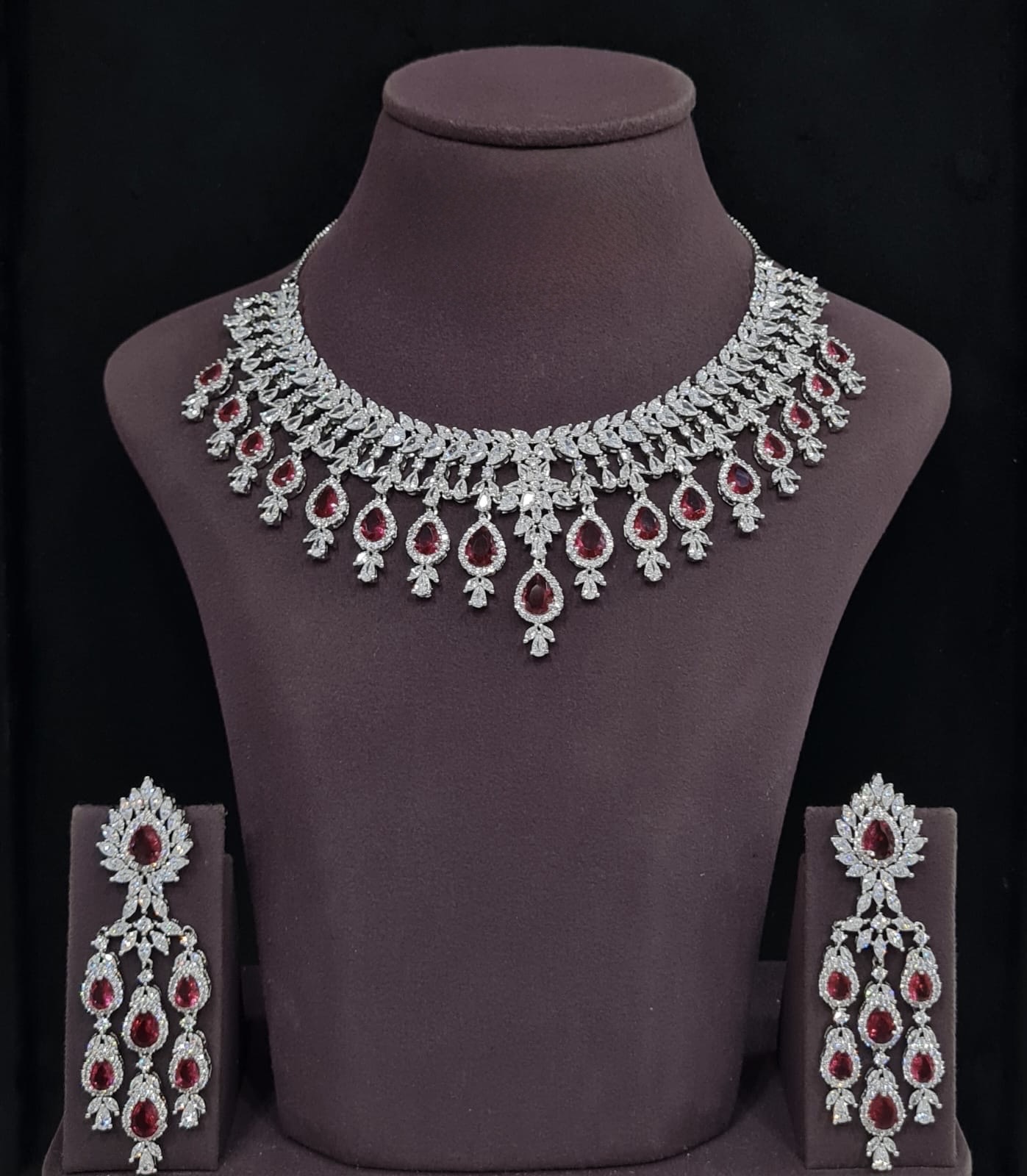 Cz Necklace 04911 - 6