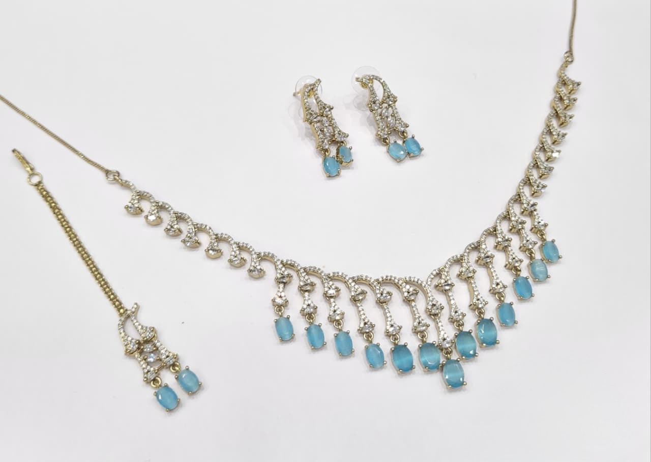 Cz Necklace 11112 - 8