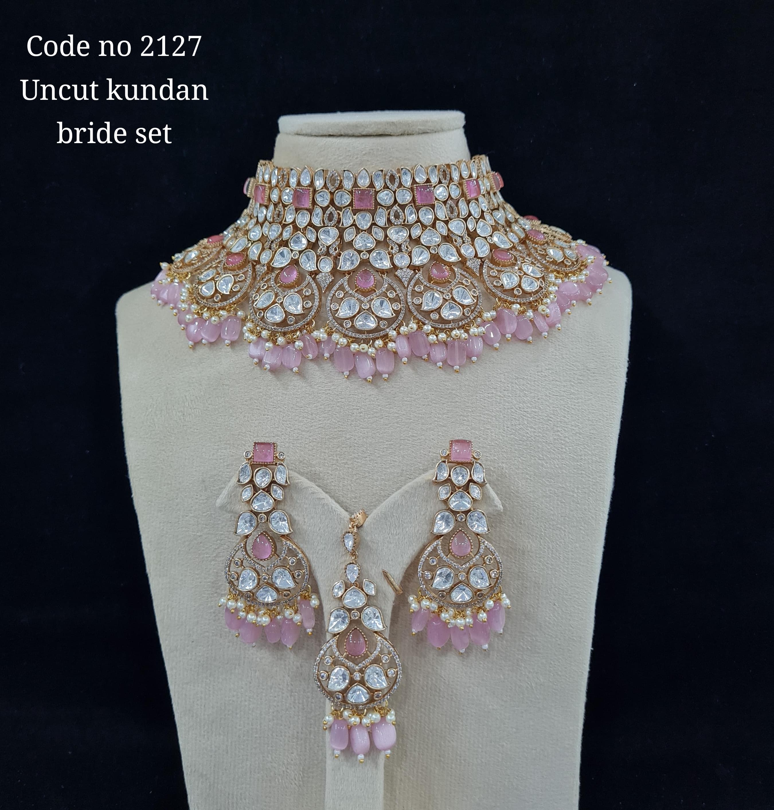 Kundan Bride Set 00792 - 4