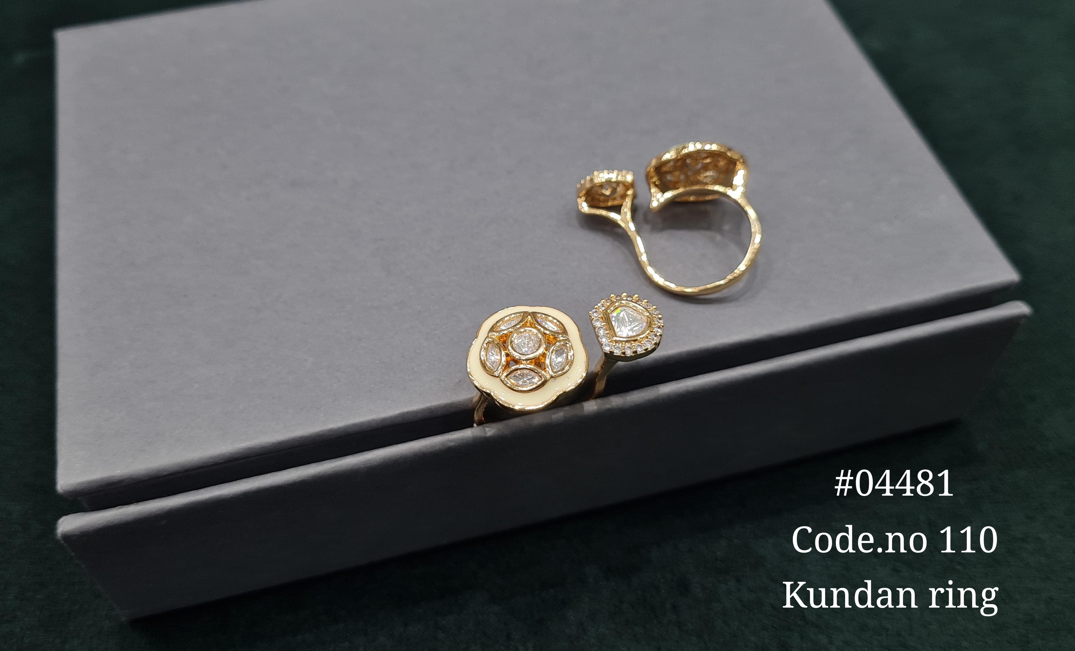 Kundan Fingerring 04481 - 8