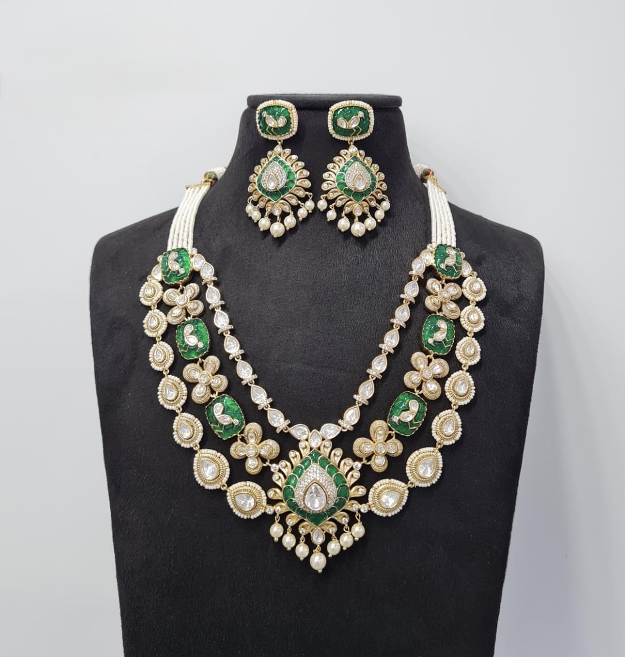 Kundan Necklace 06778 - 4